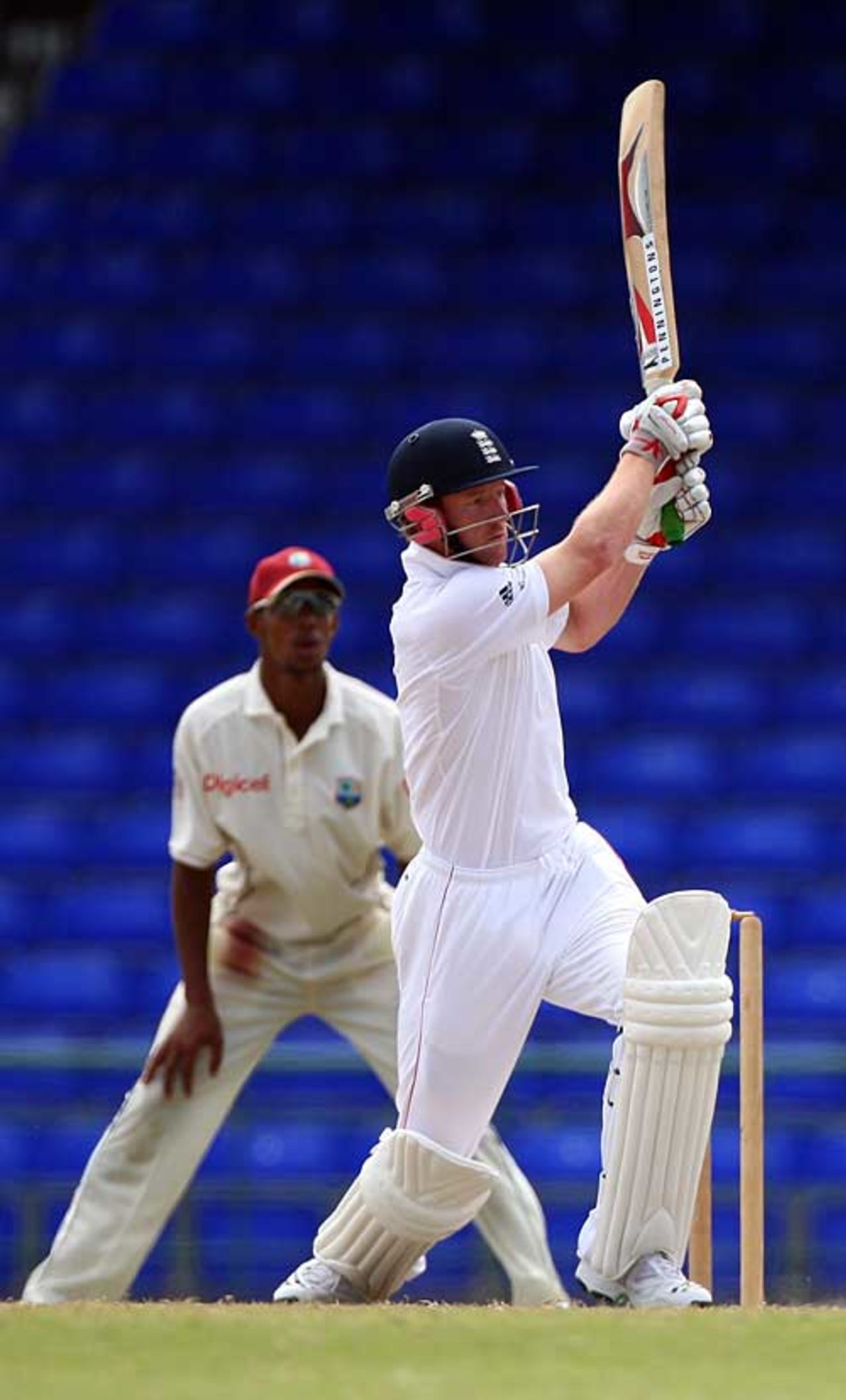 Paul Collingwood spent some valuable time in the middle, West Indies A v England XI, Warner Park, January 31, 2009