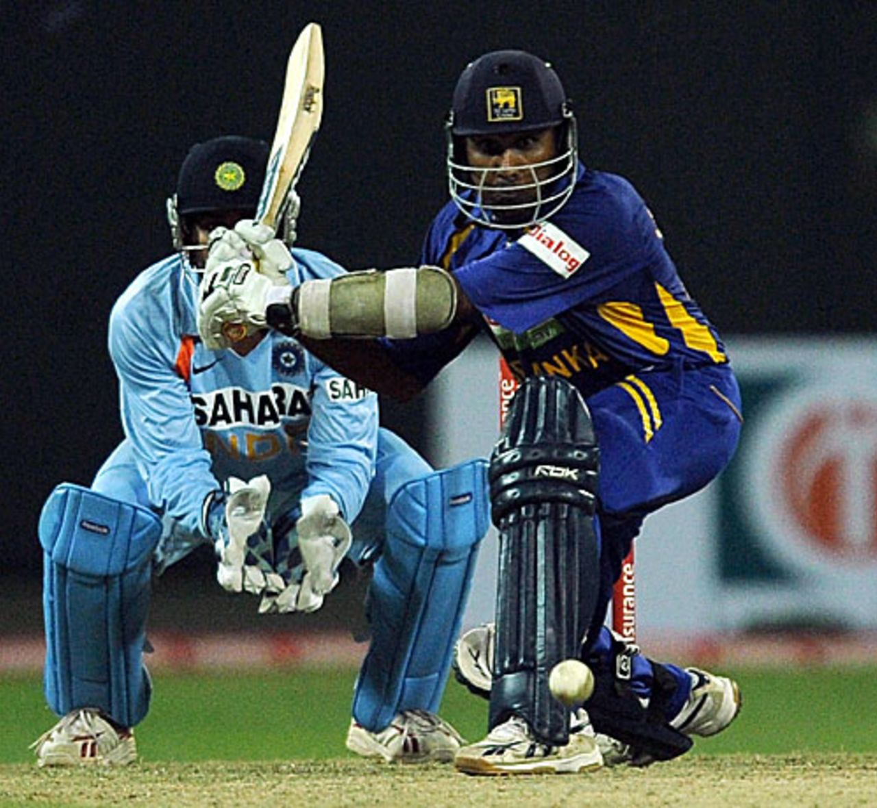 Mahela Jayawardene made his first half-century in 16 games, Sri Lanka v India, 2nd ODI, Colombo, January 31, 2009