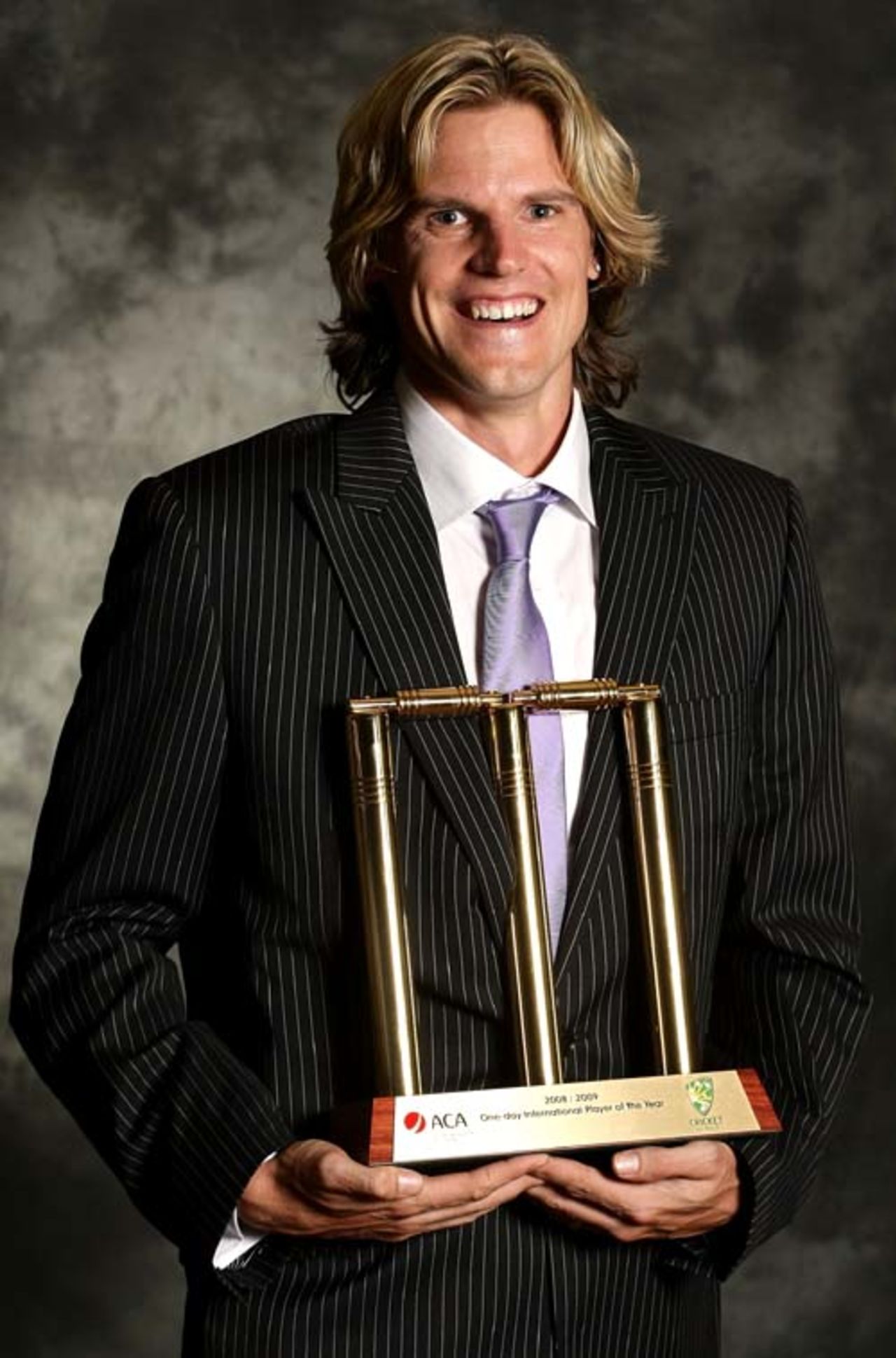 Nathan Bracken won the award for ODI Player of the Year, February 3, 2009