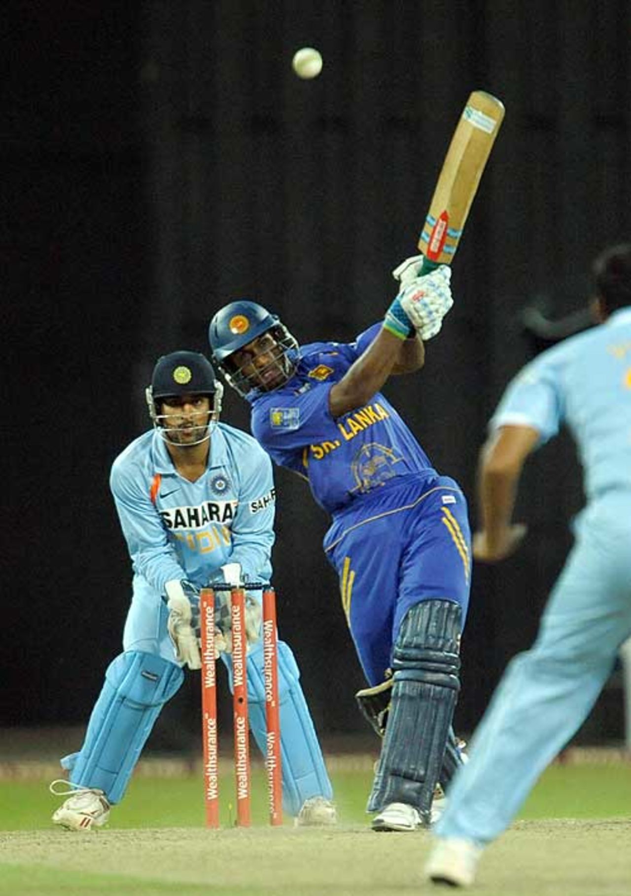 Chamara Kapugedera played a busy cameo, Sri Lanka v India, Only T20 International, Colombo, February 10, 2009