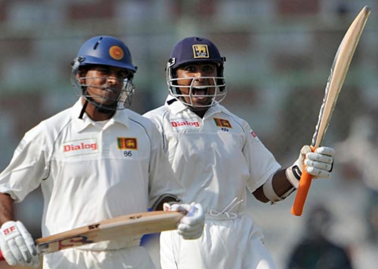 Mahela Jayawardene scored his 25th Test century, Pakistan v Sri Lanka, 1st Test, Karachi, 1st day, February 21, 2009