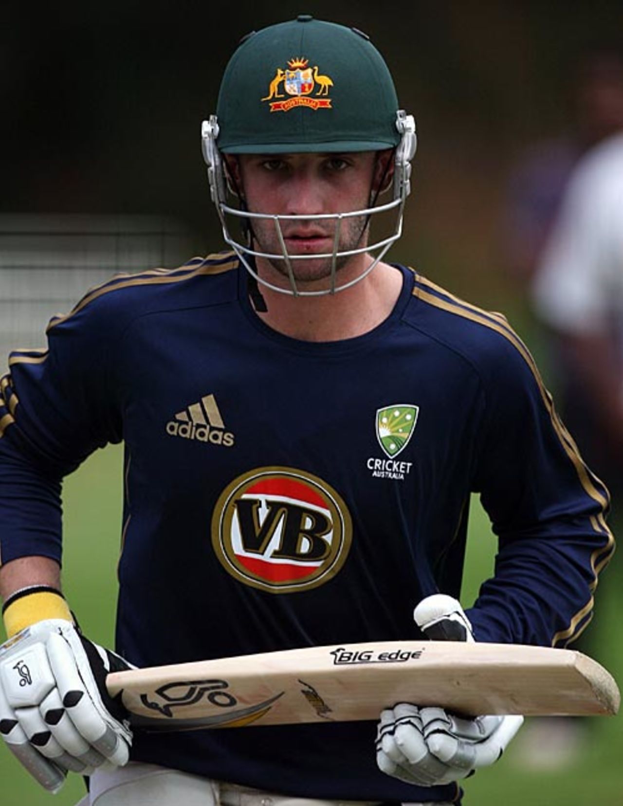 Phillip Hughes toils hard at practice, Johannesburg, February 25, 2009