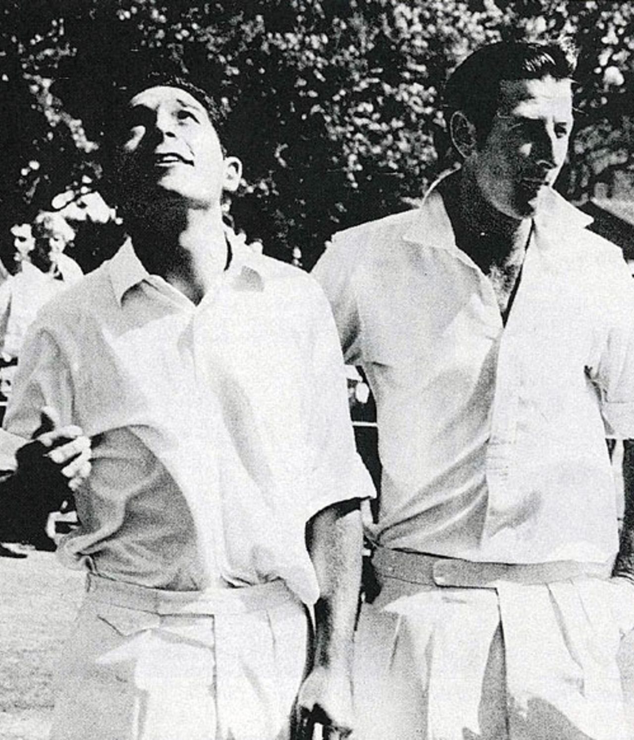 Ali Bacher and Bill Lawry toss at the start of the 3rd Test, South Africa v Australia, 3rd Test, Johannesburg, February 19, 1970
