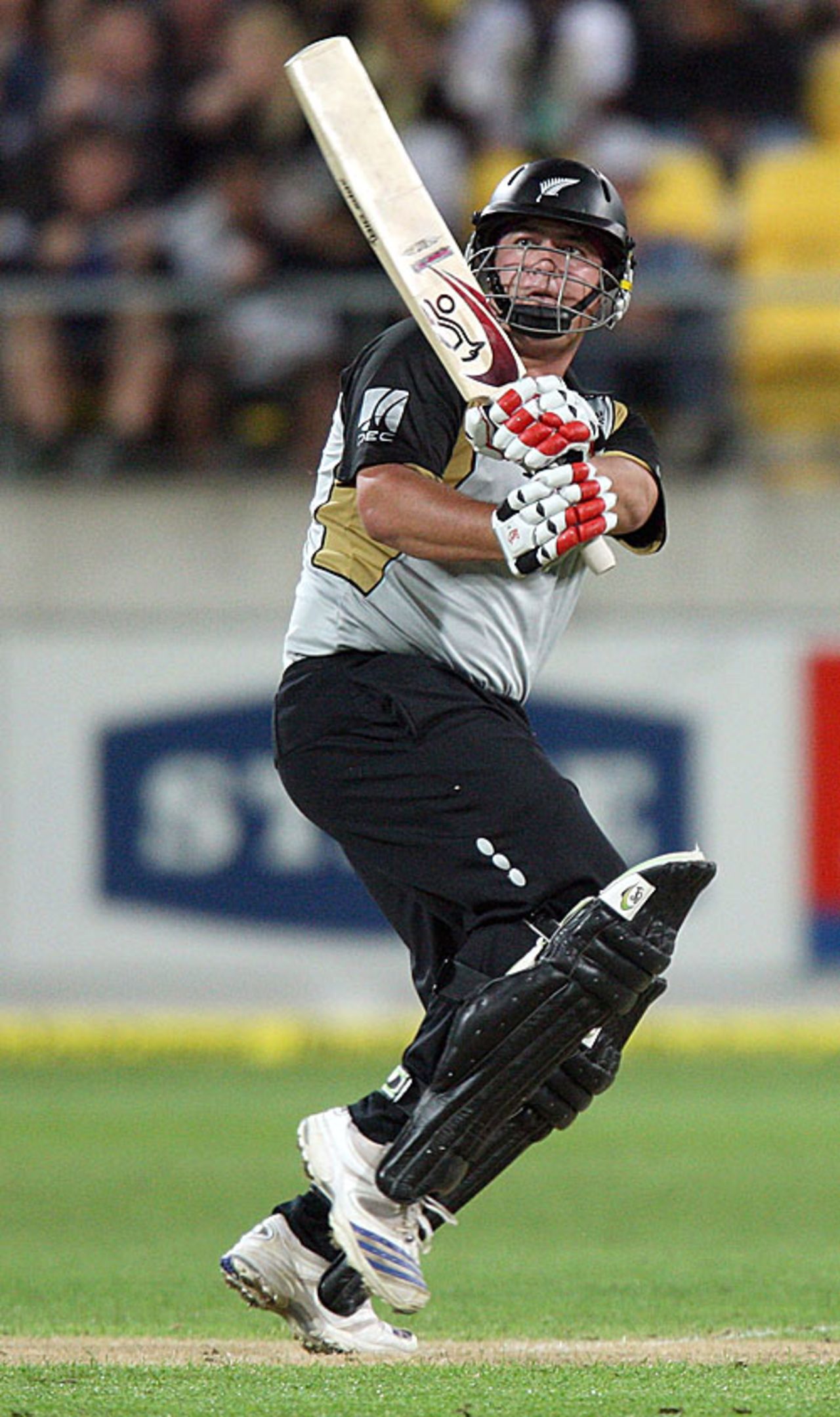 Jesse Ryder clips one over the on side, New Zealand v India, 2nd Twenty20 international, Wellington, February 27, 2009