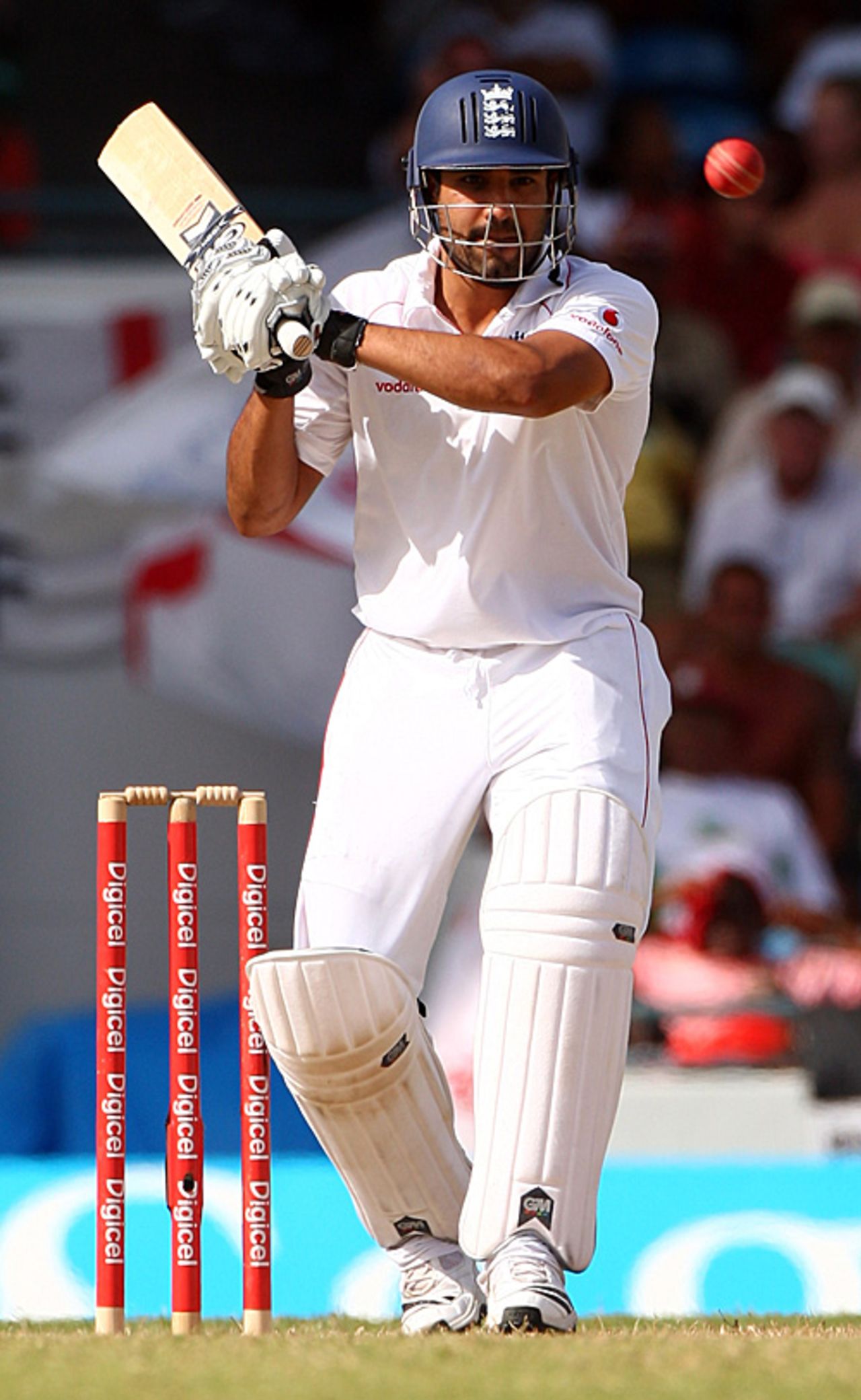 Ravi Bopara prepares for another hook, West Indies v England, Barbados, 4th Test, February 27, 2009