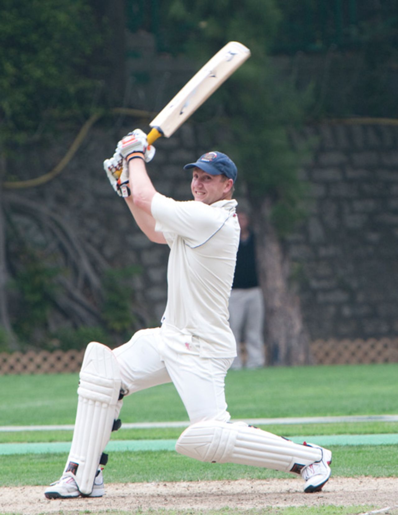 Toby Brown batting for Nomads against Crusaders
