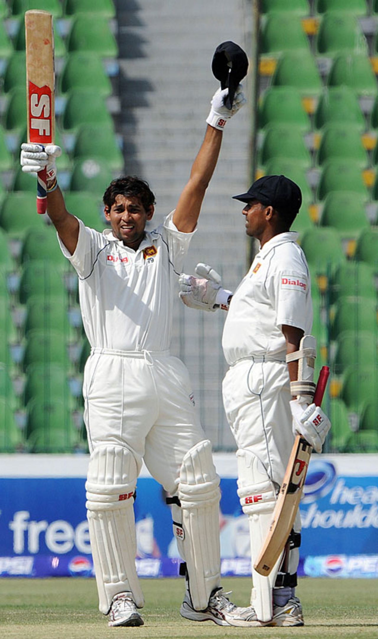 Tillakaratne Dilshan scored his century off 109 balls, Pakistan v Sri Lanka, 2nd Test, 2nd day, March 2, 2009