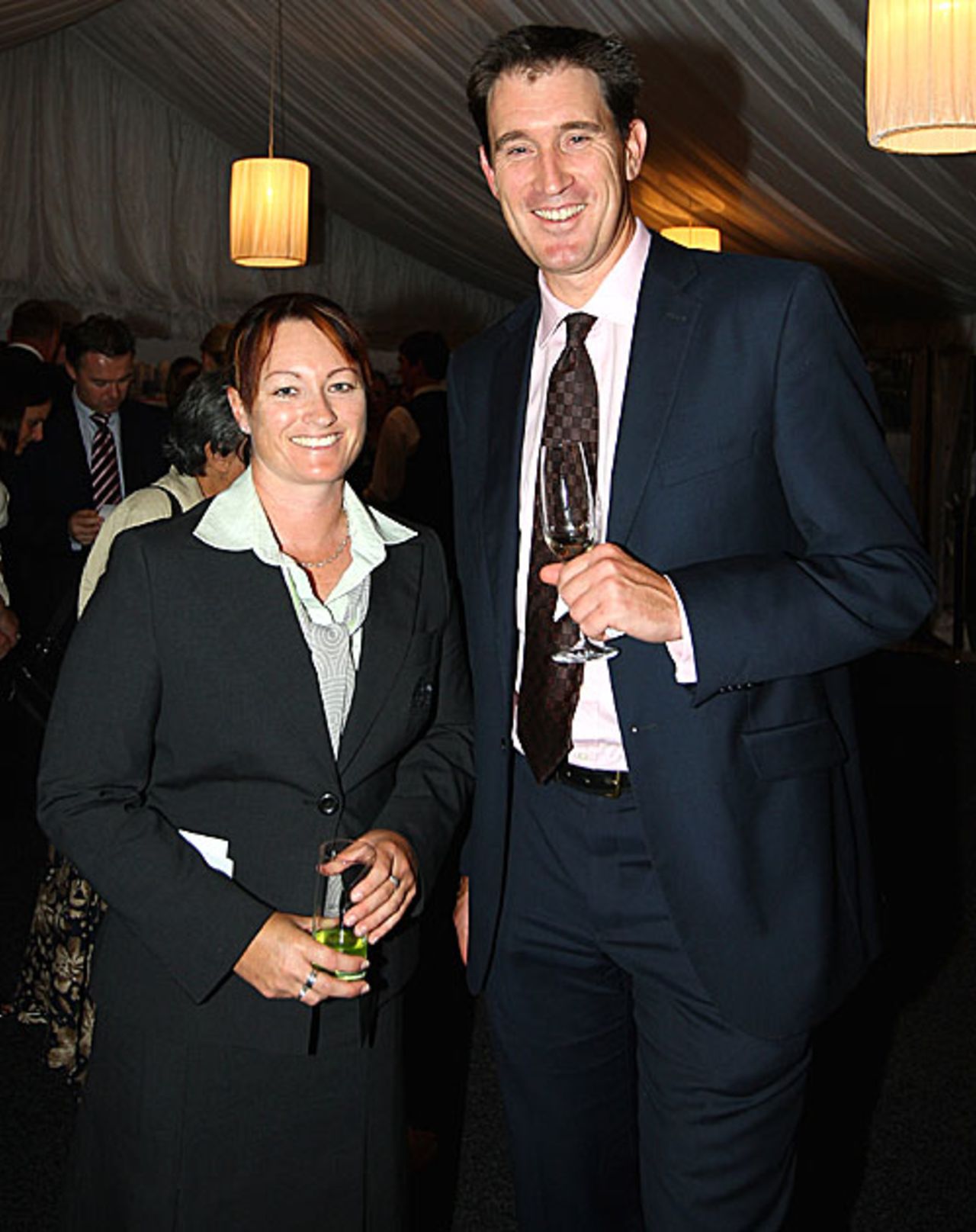 Karen Rolton and James Sutherland at the Governor General's function, Sydney, March 4, 2009