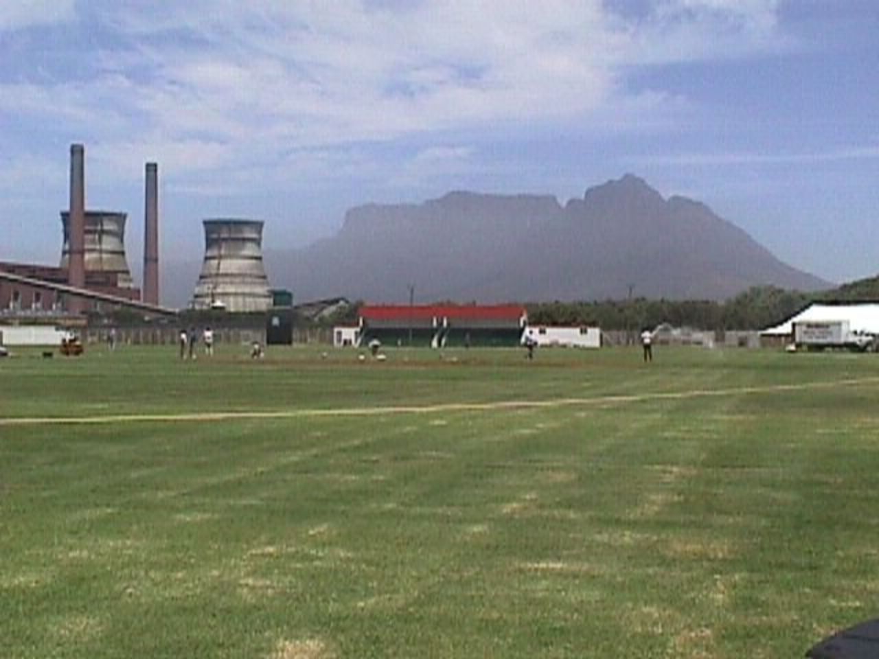 The Langa CC ground in the Langa township ( near Cape Town) , venue of the West Indies v Western Province match being played on Jan 9, '99.
