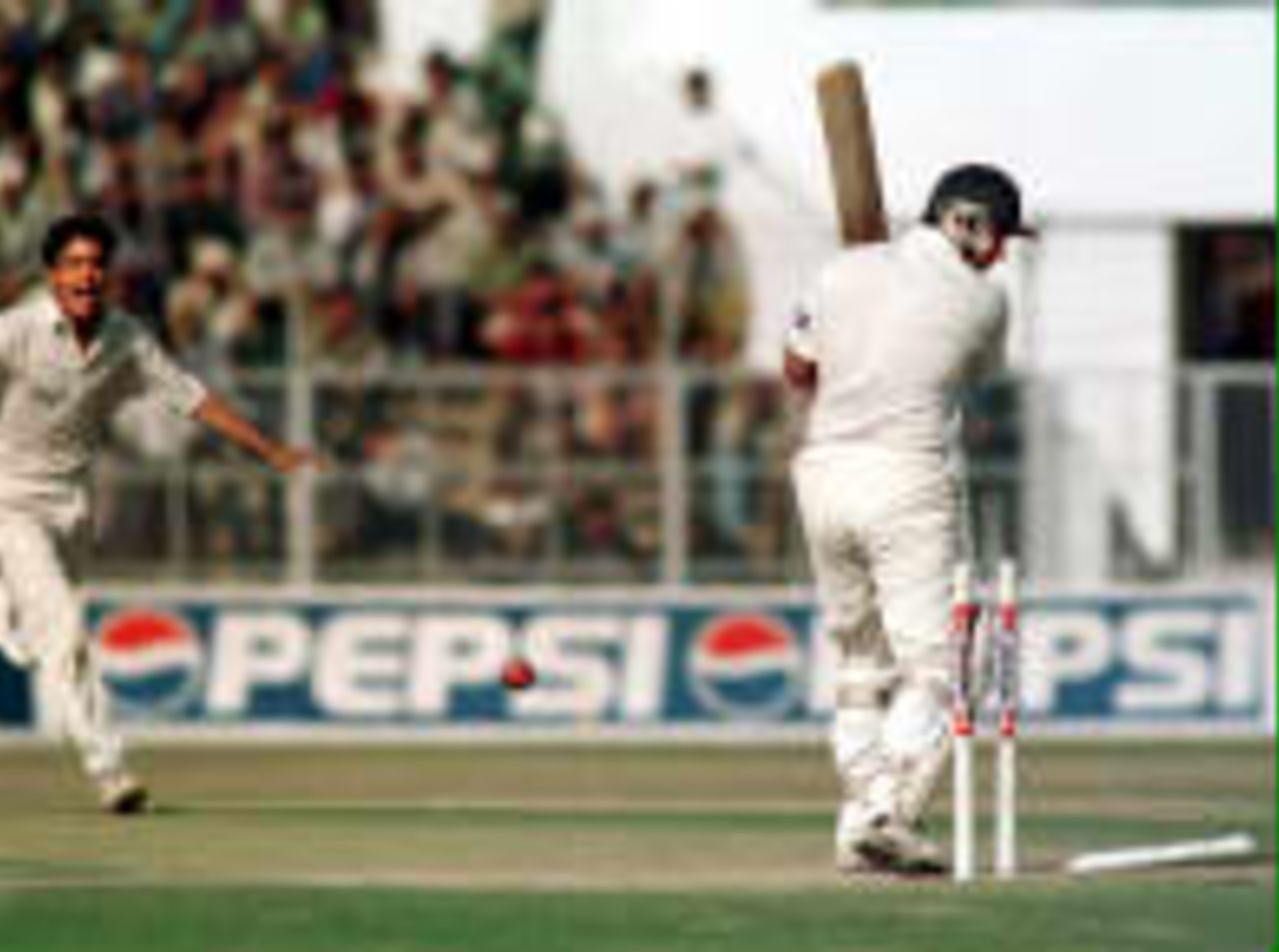 Wajahatullah Wasti b Shukla 0 - Pakistan in India, 1998-99, India A v Pakistan Roop Singh Stadium, Gwalior 23-25 January 1999