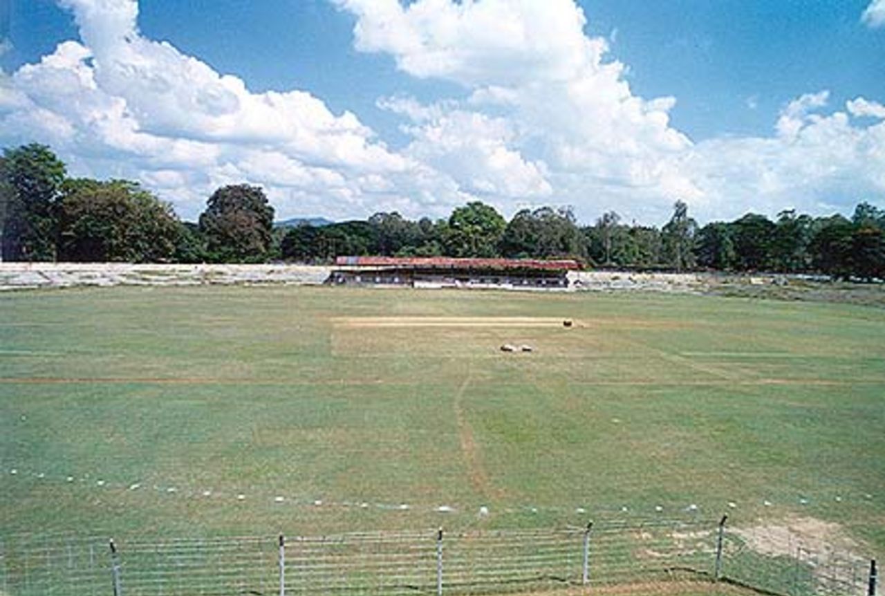 A grand view of the Bhadravati Ground from the stands, New Town, Bhadravati