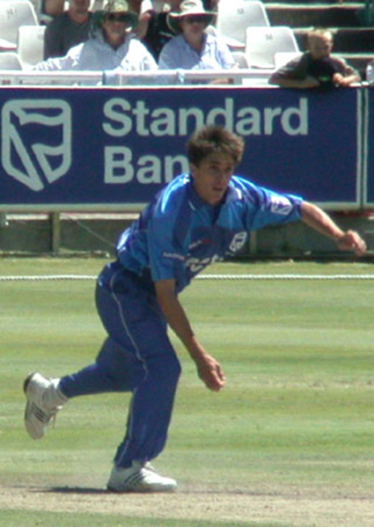 WP's Alan Dawson in action agaist the Strikers