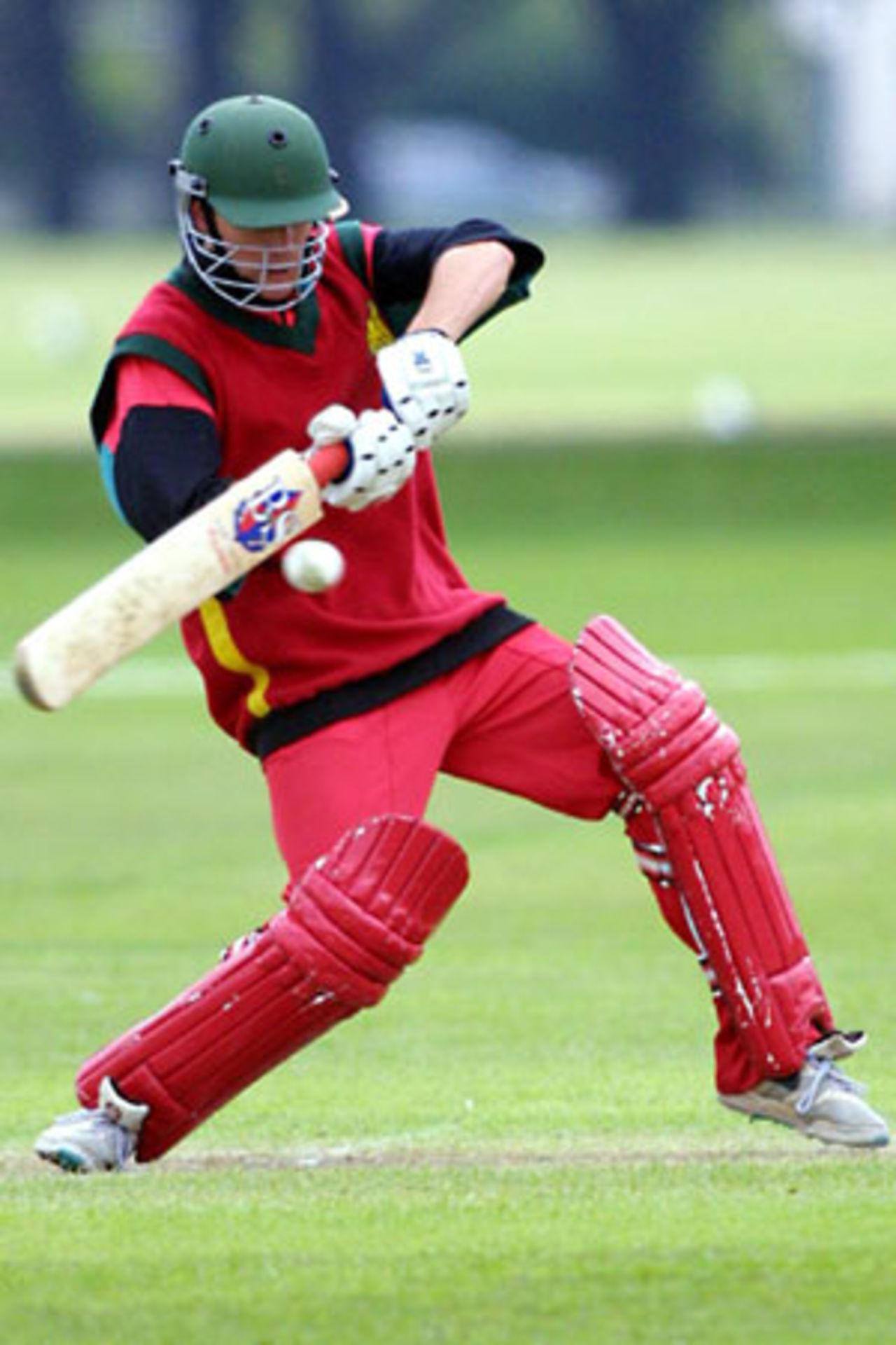 Zimbabwe Under-19 batsman Charles Coventry shapes to cut at a delivery. ICC Under-19 World Cup Warmup: Pakistan Under-19 v Zimbabwe Under-19 at Hagley Oval, Christchurch, 16 January 2002.