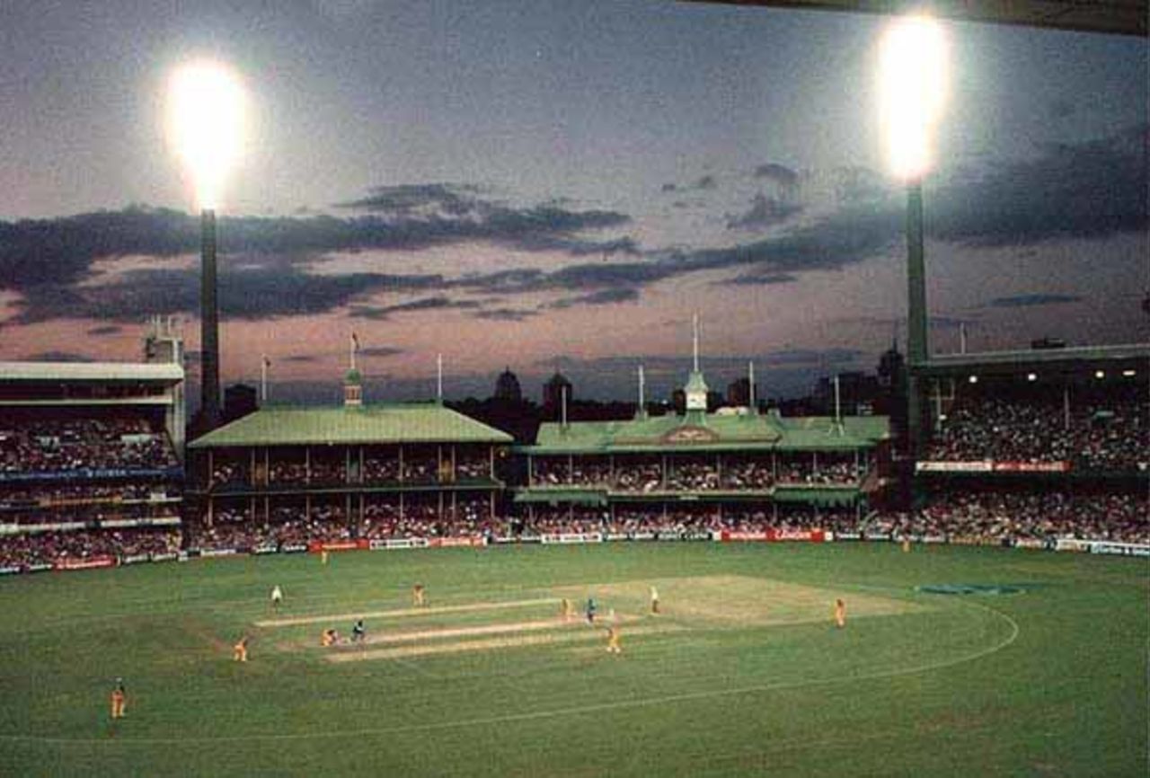 The famous ground looking splendid under lights