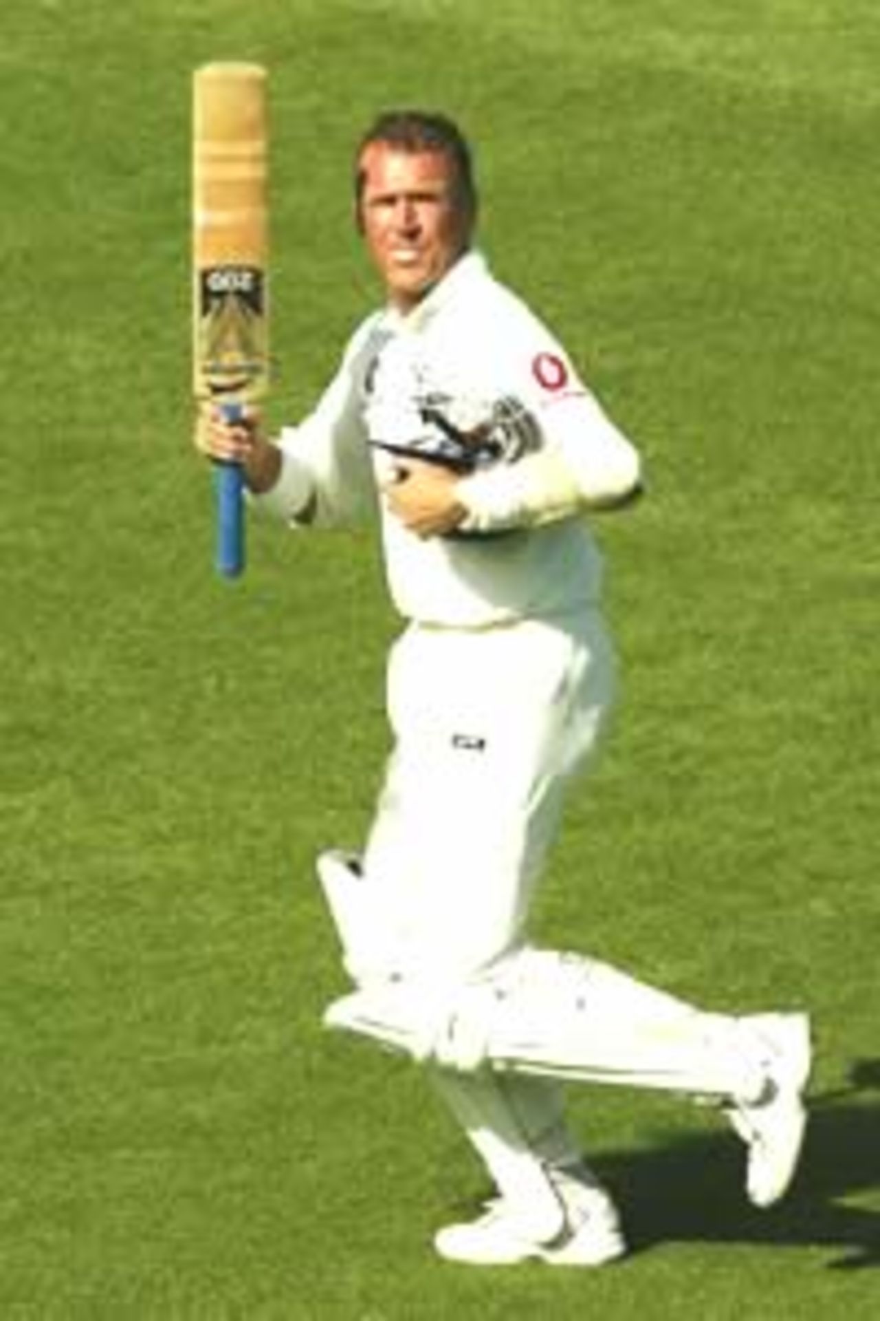 SYDNEY - JANUARY 5: Alex Stewart of England leaves the field after the England innings during the fourth day of the fifth Ashes Test between Australia and England at the Sydney Cricket Ground in Sydney, Australia on January 5, 2003.