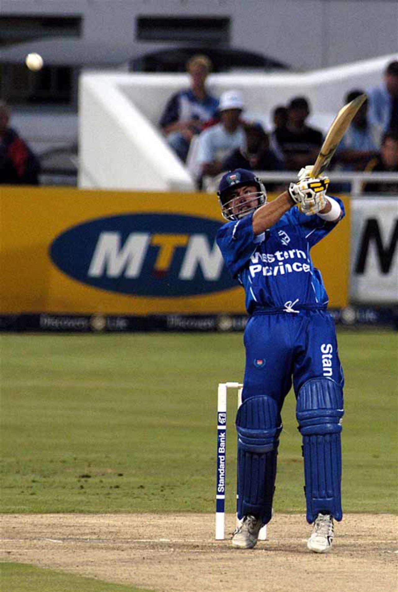 Herschelle Gibbs hits out in the Standard Bank Cup Final
