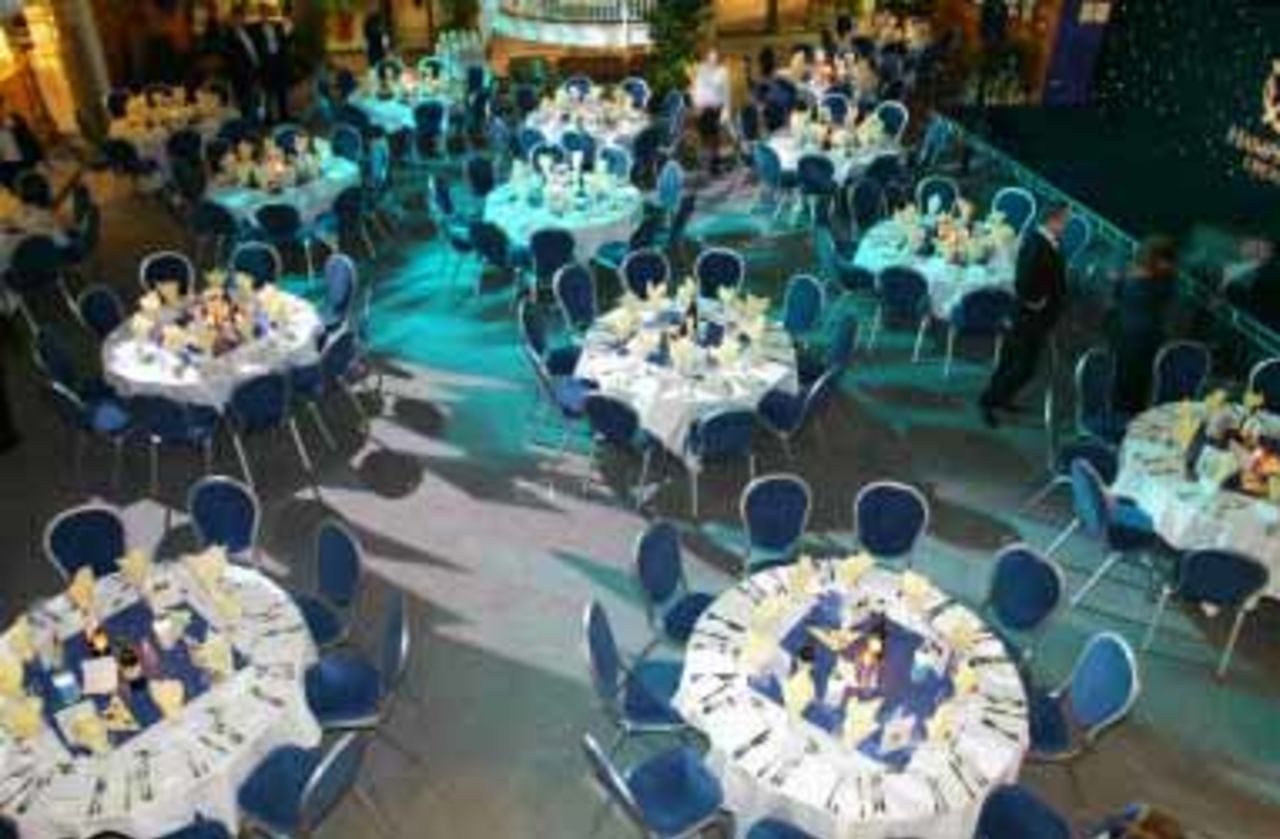 The Atrium looks resplendant at the Jim Davidson charity dinner