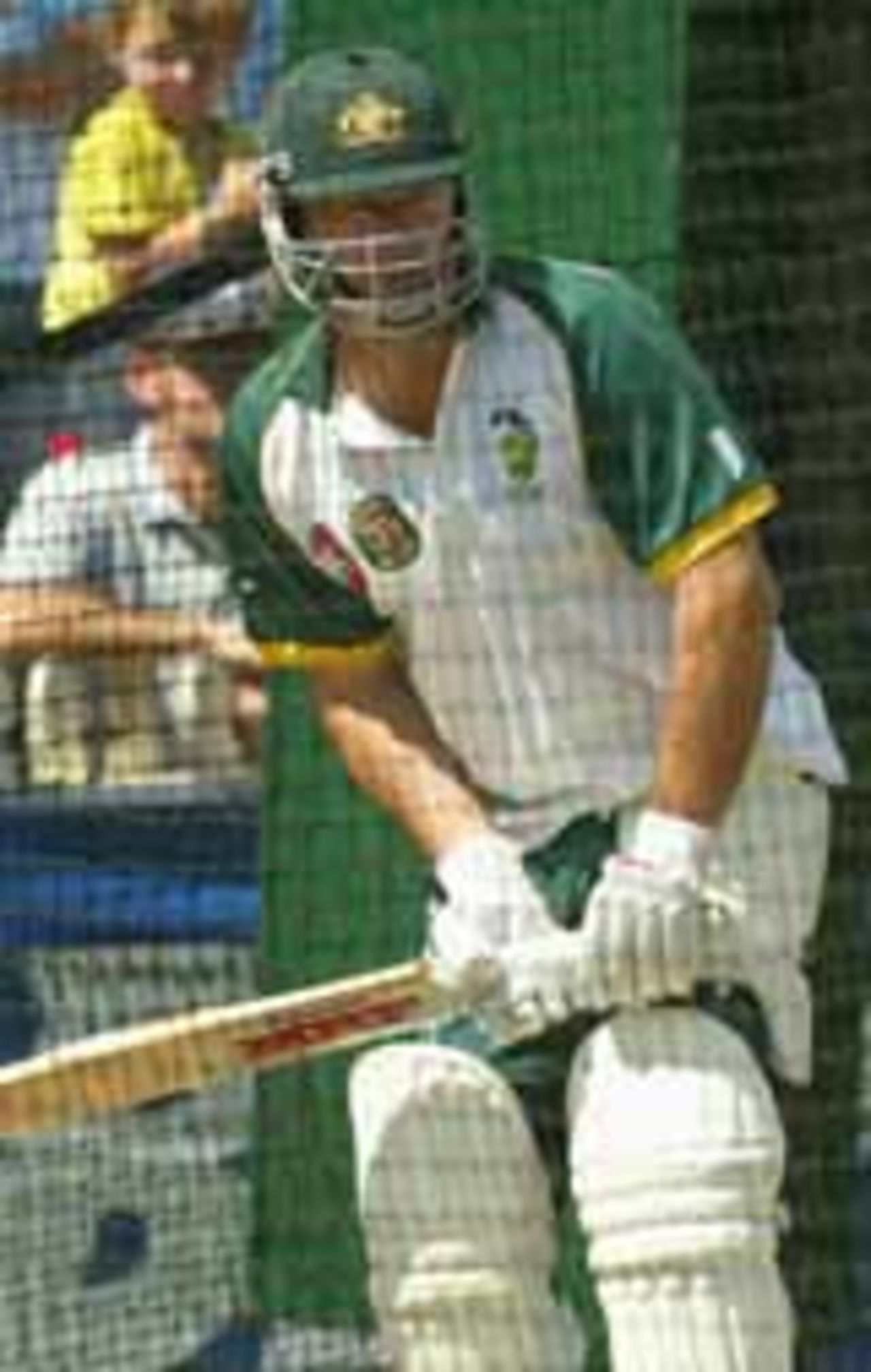 Steve Waugh at nets a day before the final Test, 1st January 2004, 4th Test, Sydney