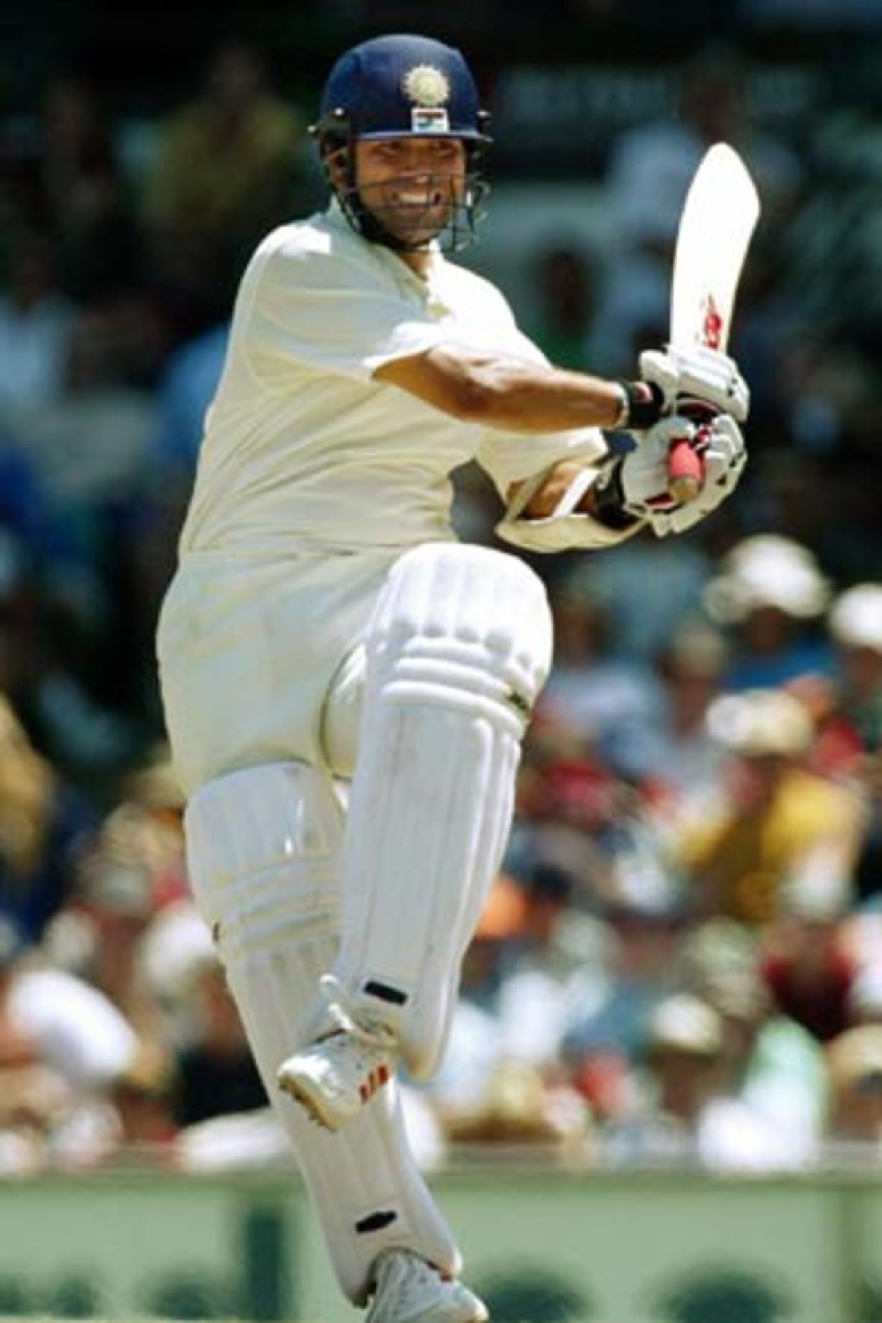 Sachin Tendulkar plays the pull, Australia v India, 4th Test, Sydney, 2nd day, January 3, 2004
