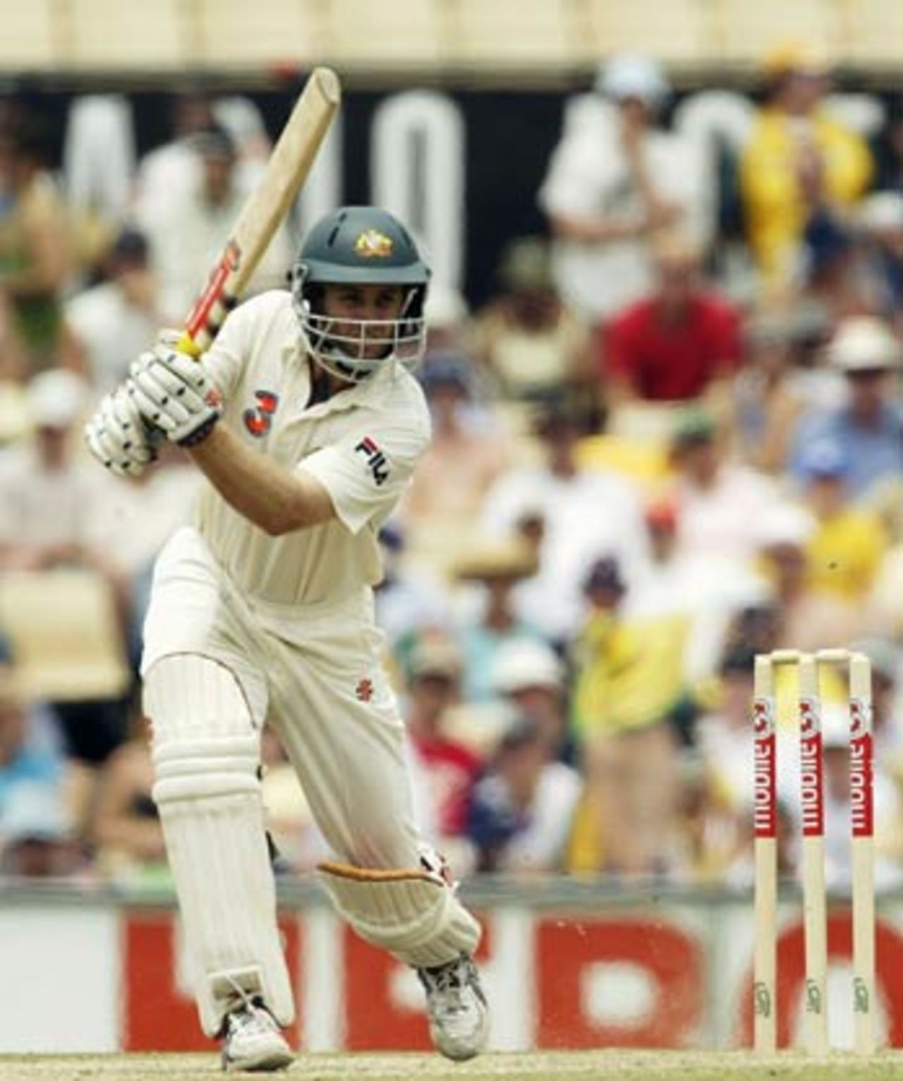 Simon Katich resisted the Indian bowlers, Australia v India, 4th Test, Sydney, 4th day, January 5, 2004