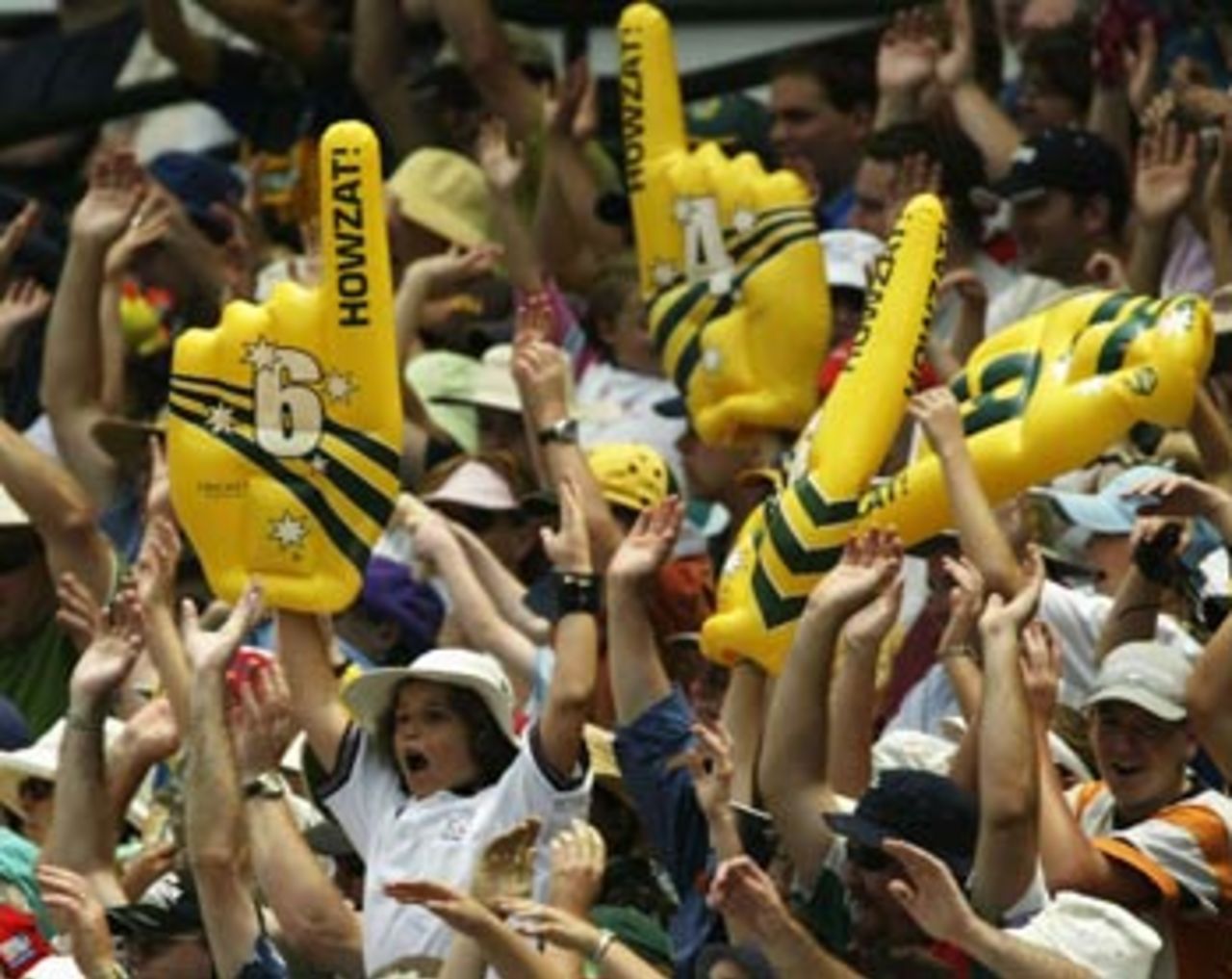 Australian fans kept their spirits high, Australia v India, 4th Test, Sydney, 4th day, January 5, 2004