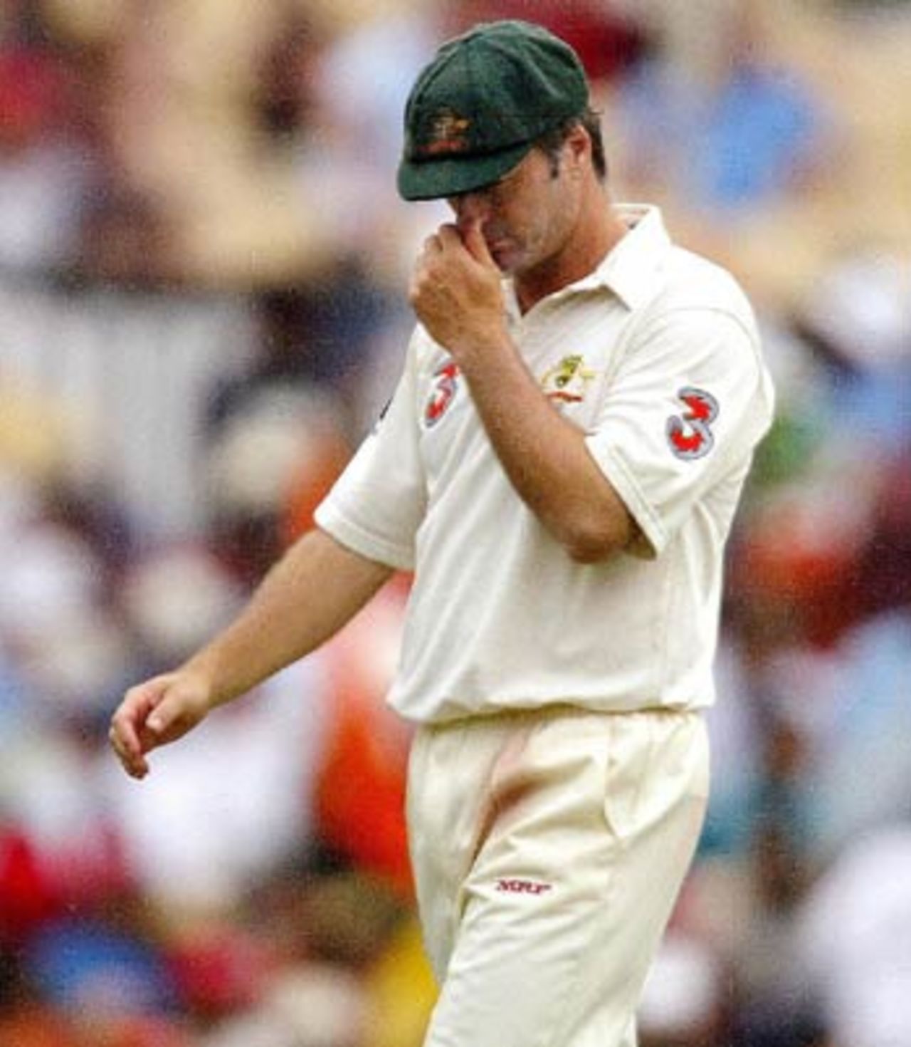 Steve Waugh had a hard day at the office, Australia v India, 4th Test, Sydney, 4th day, January 5, 2004