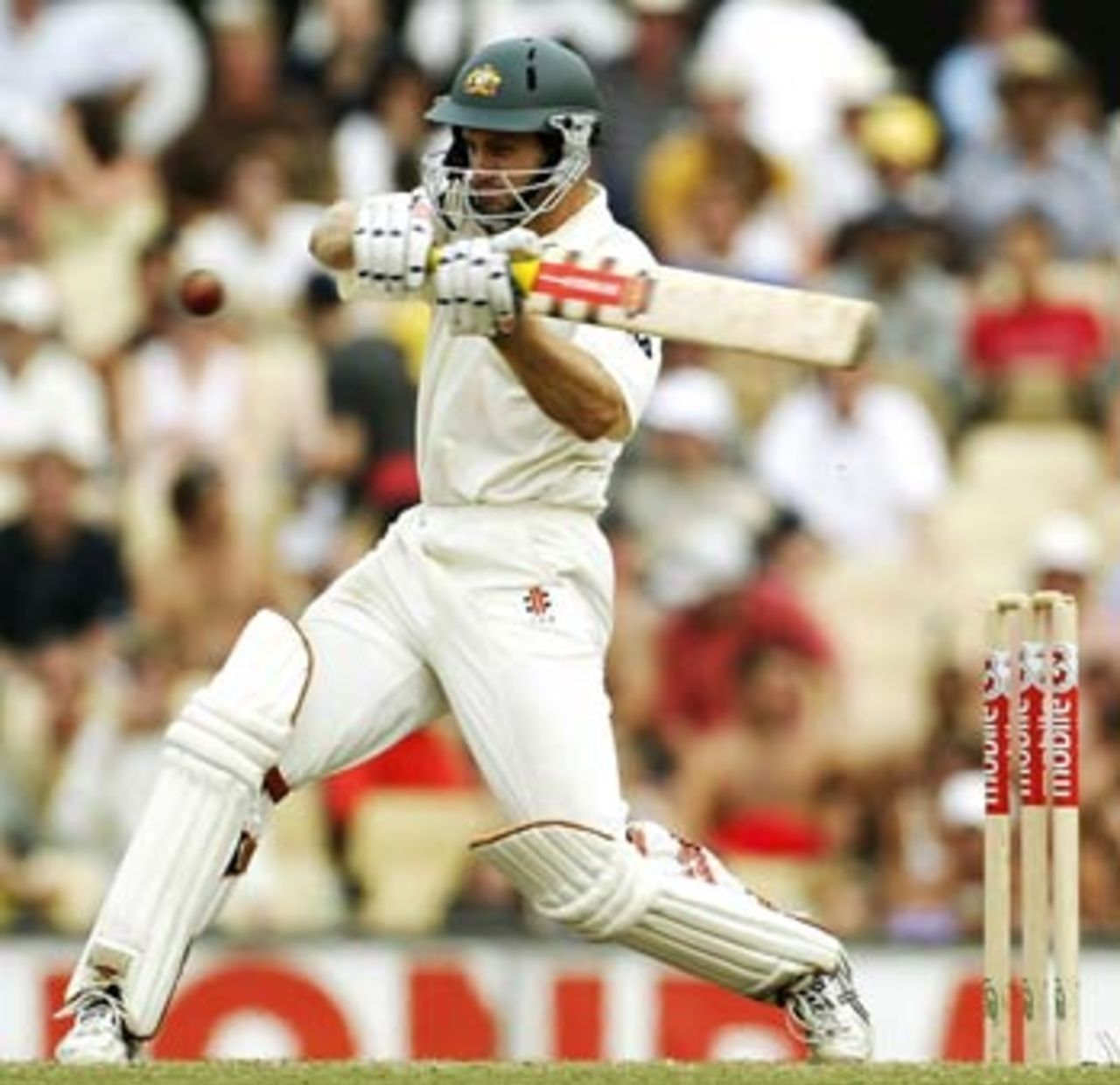 Simon Katich continued from where he left off in the first innings, Australia v India, 4th Test, Sydney, 5th day, January 6, 2004