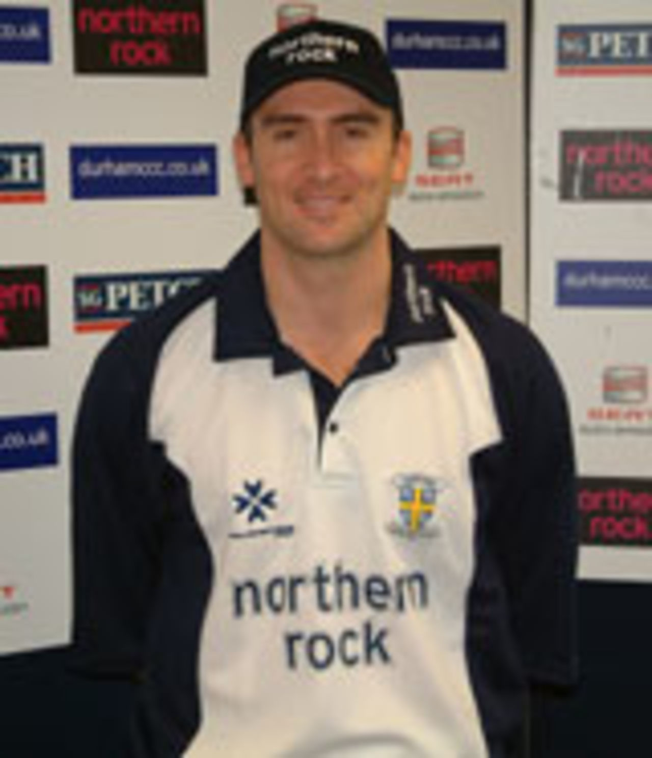 Gavin Hamilton in his new Durham clothing, Durham, January 8, 2003