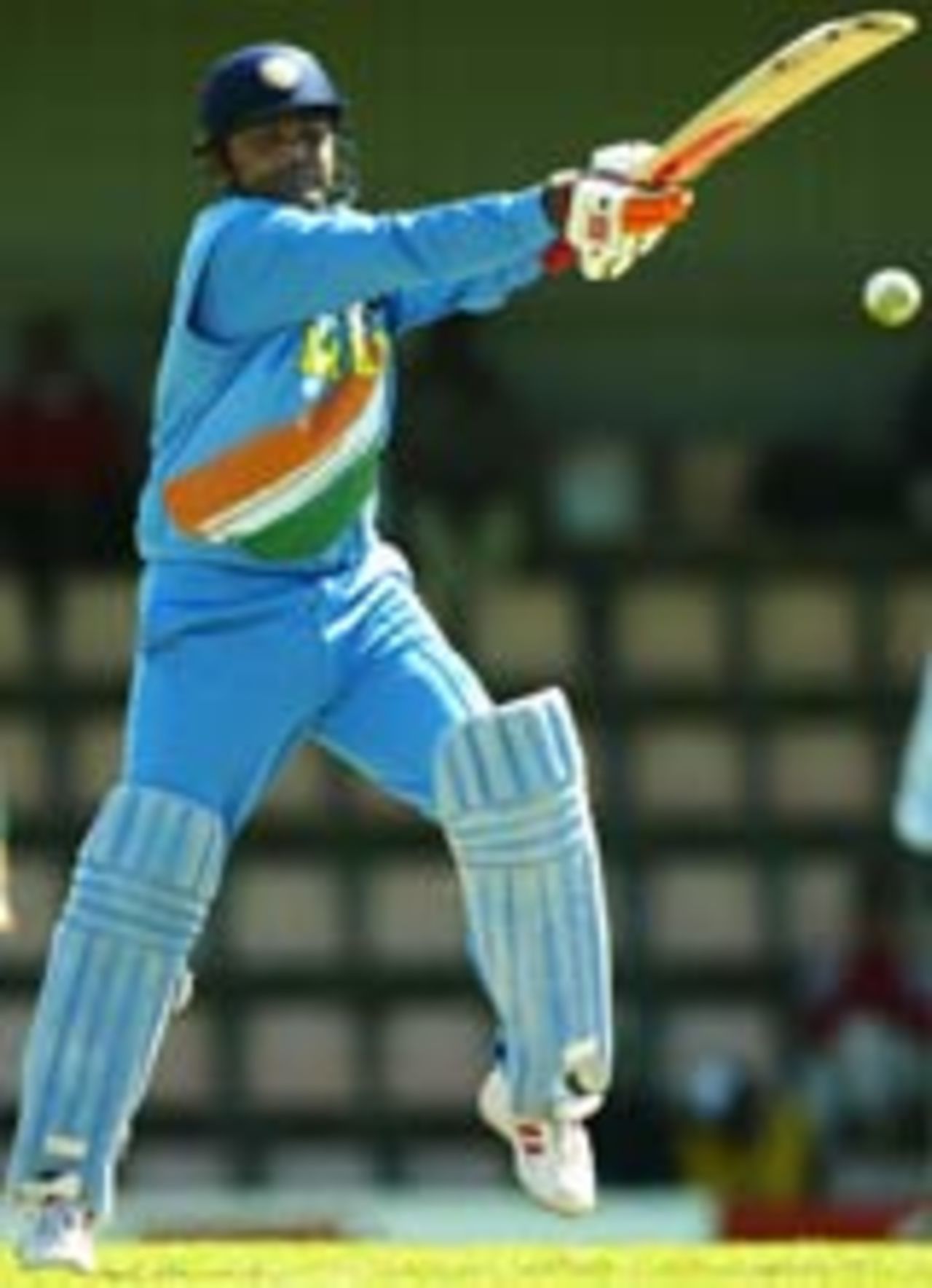 Virender Sehwag cuts, India v Zimbabwe, VB Series, 3rd ODI, Hobart, January 14, 2003