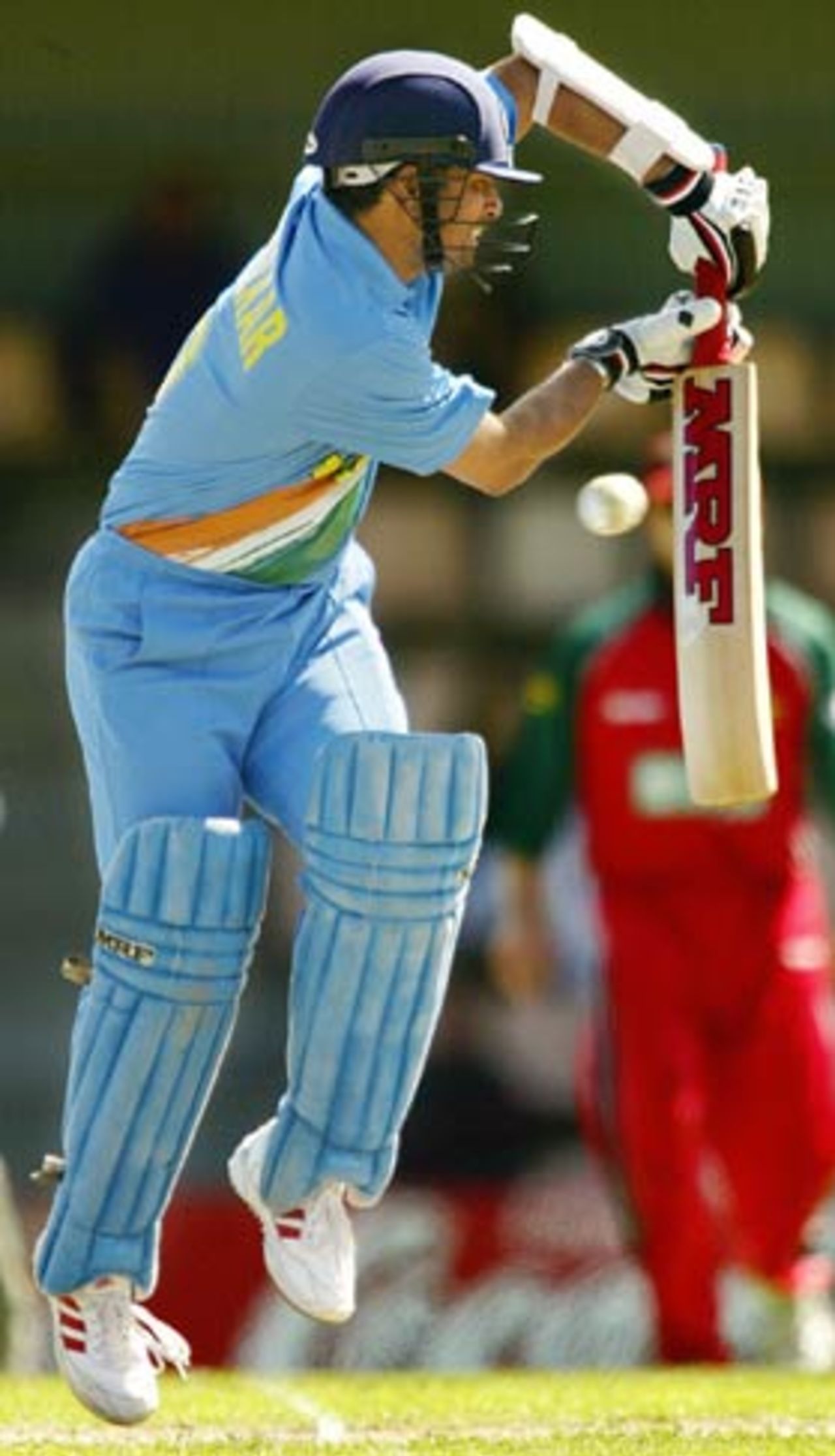 Sachin Tendulkar began calmly, chasing a modest target, India v Zimbabwe, VB Series, 3rd ODI, Hobart, January 14, 2003