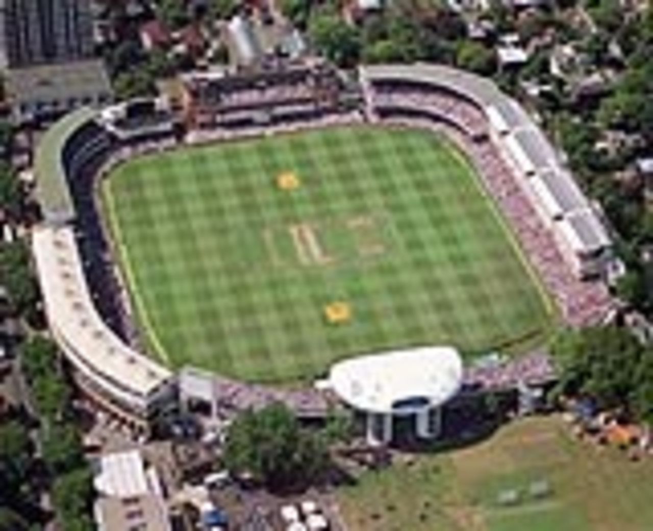 Archers at the pavilion end?