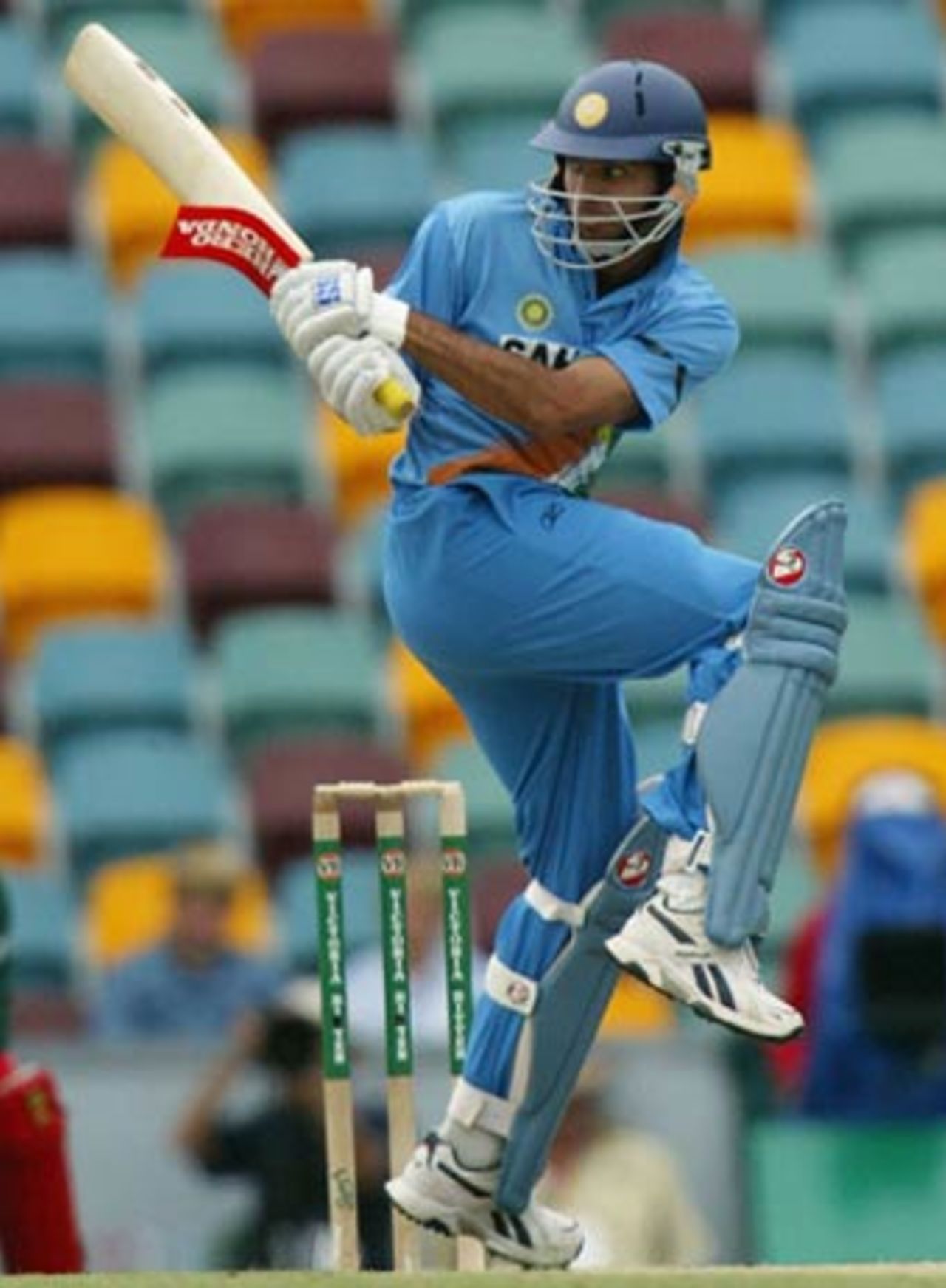 Yuvraj Singh kept the scoreboard ticking over, India v Zimbabwe, VB Series, Brisbane, 6th ODI, January 20, 2004