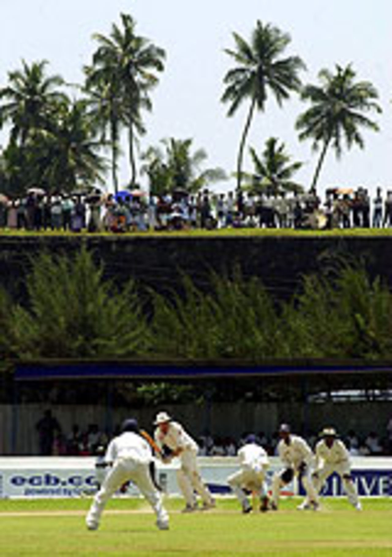 England playing at Galle, 2001