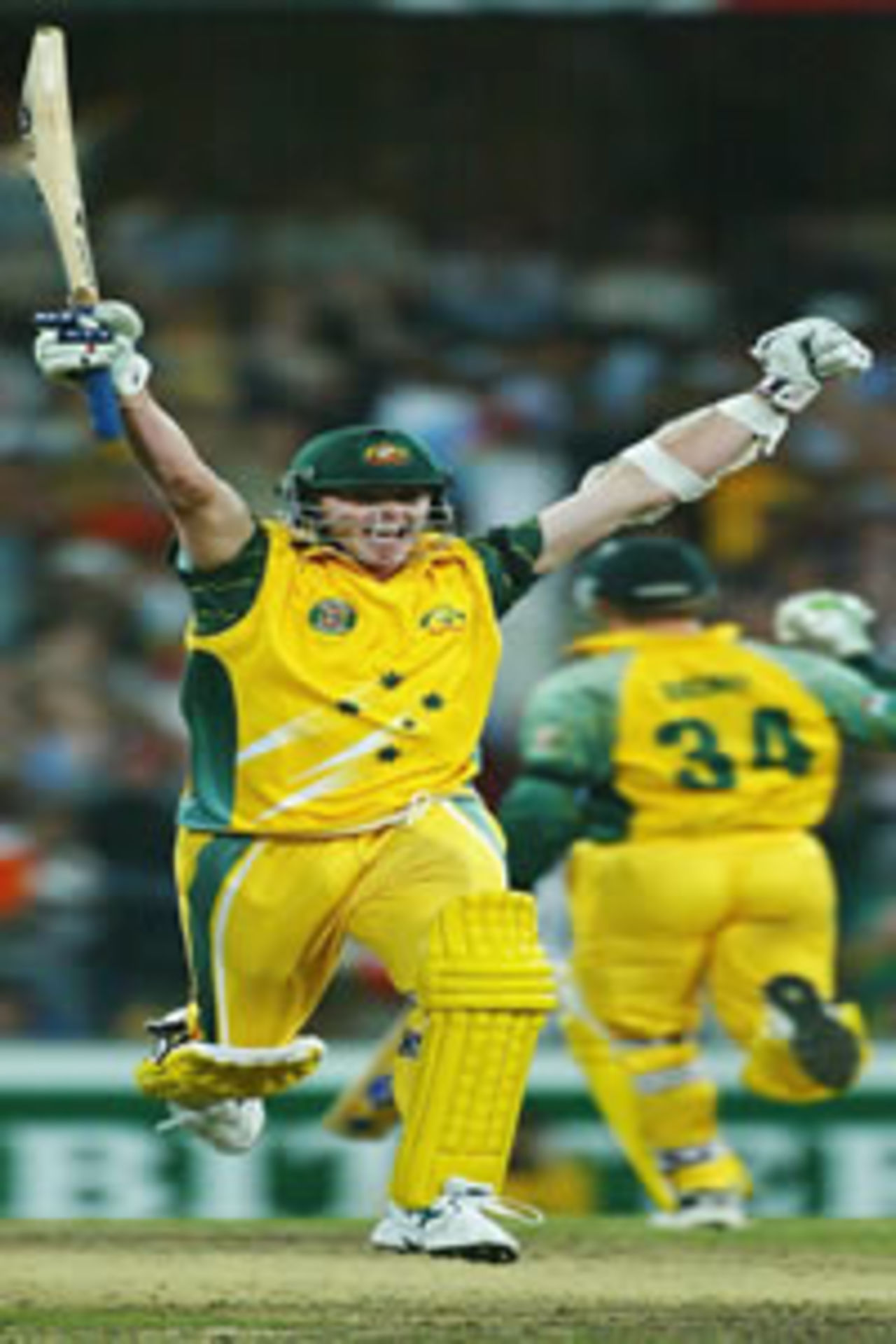 Brett Lee rescued Australia with a crucial 6 to snatch an unlikely victory