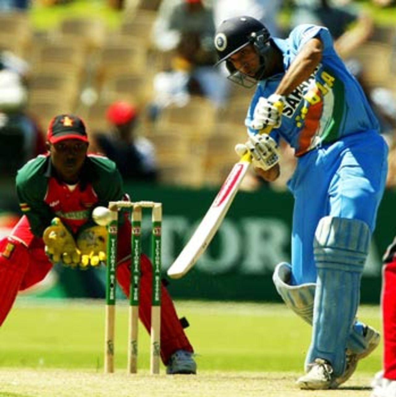 Even with India in trouble VVS Laxman batted fluently, India v Zimbabwe, VB Series, 8th ODI, Adelaide, January 24, 2004