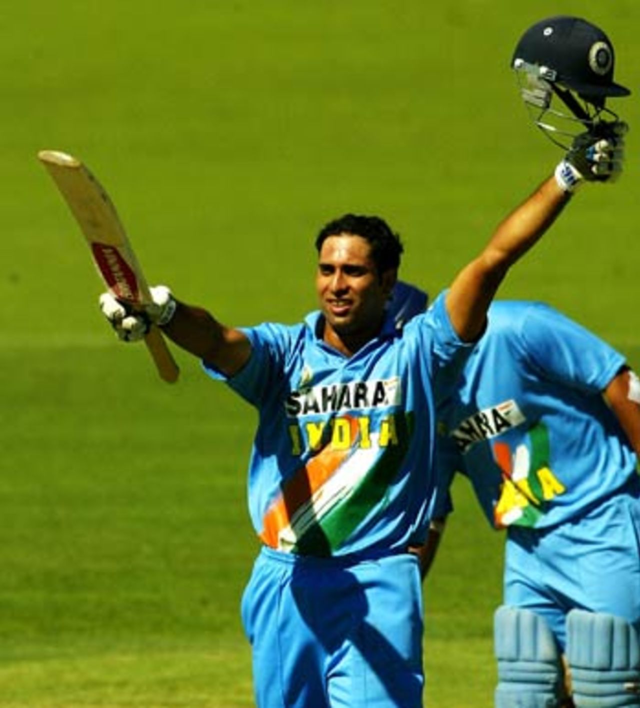 It was VVS Laxman who saved the day for India with a magnificent century, India v Zimbabwe, VB Series, 8th ODI, Adelaide, January 24, 2004