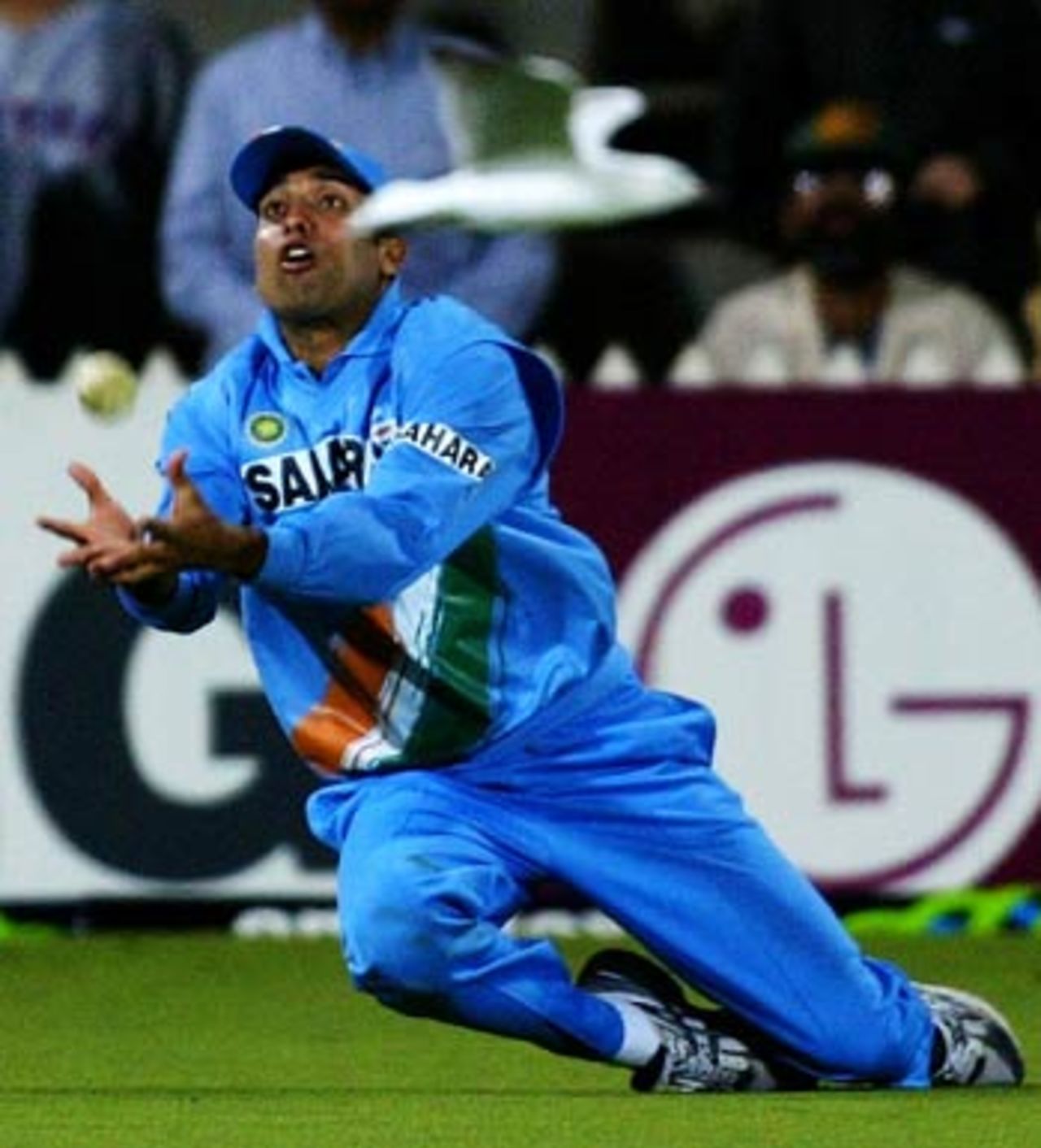 VVS Laxman took a blinder to get rid of Andy Blignaut and the wheels came off for Zimbabwe, India v Zimbabwe, VB Series, 8th ODI, Adelaide, January 24, 2004