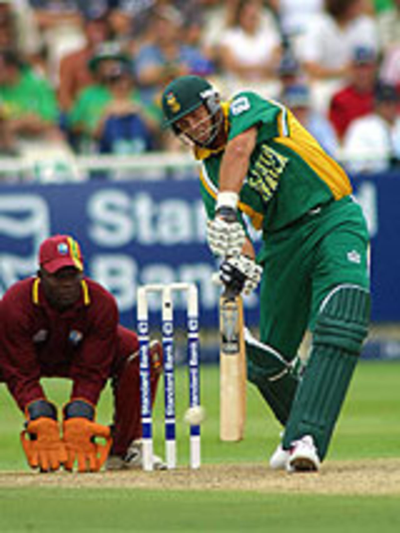 Jacques Kallis, fifth consecutive hundred, South Africa v West Indies, 1st ODI, Newlands, January 25, 2004