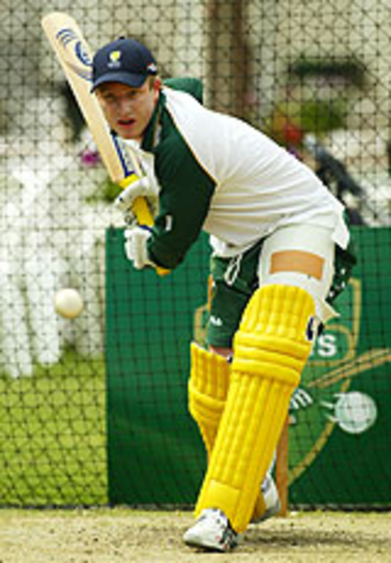 Brad Haddin in the nets, Adelaide, January 25, 2004