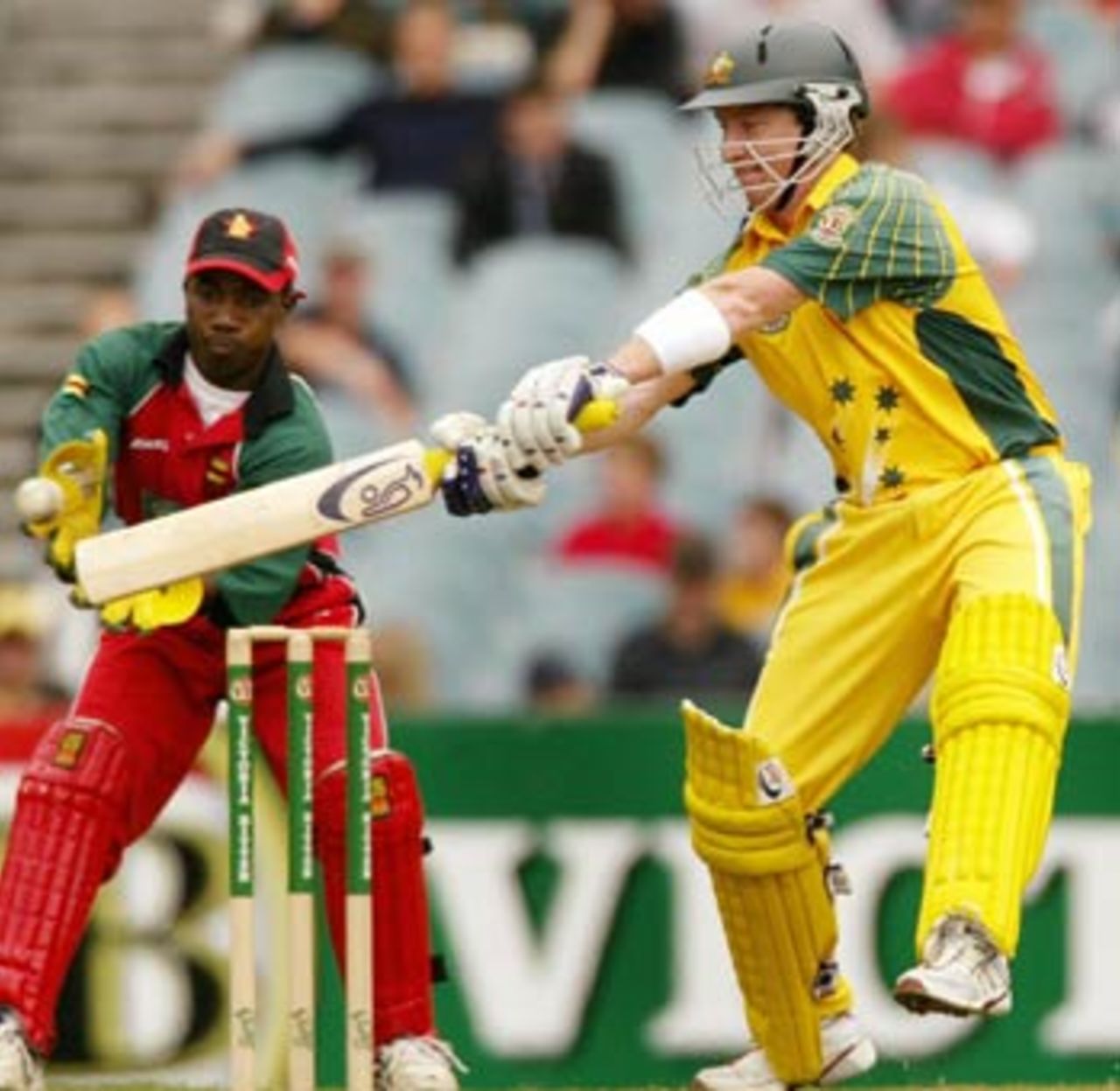 Brad Haddin came out all guns blazing, Australia v Zimbabwe, 10th ODI, VB Series, Melbourne, January 29, 2004