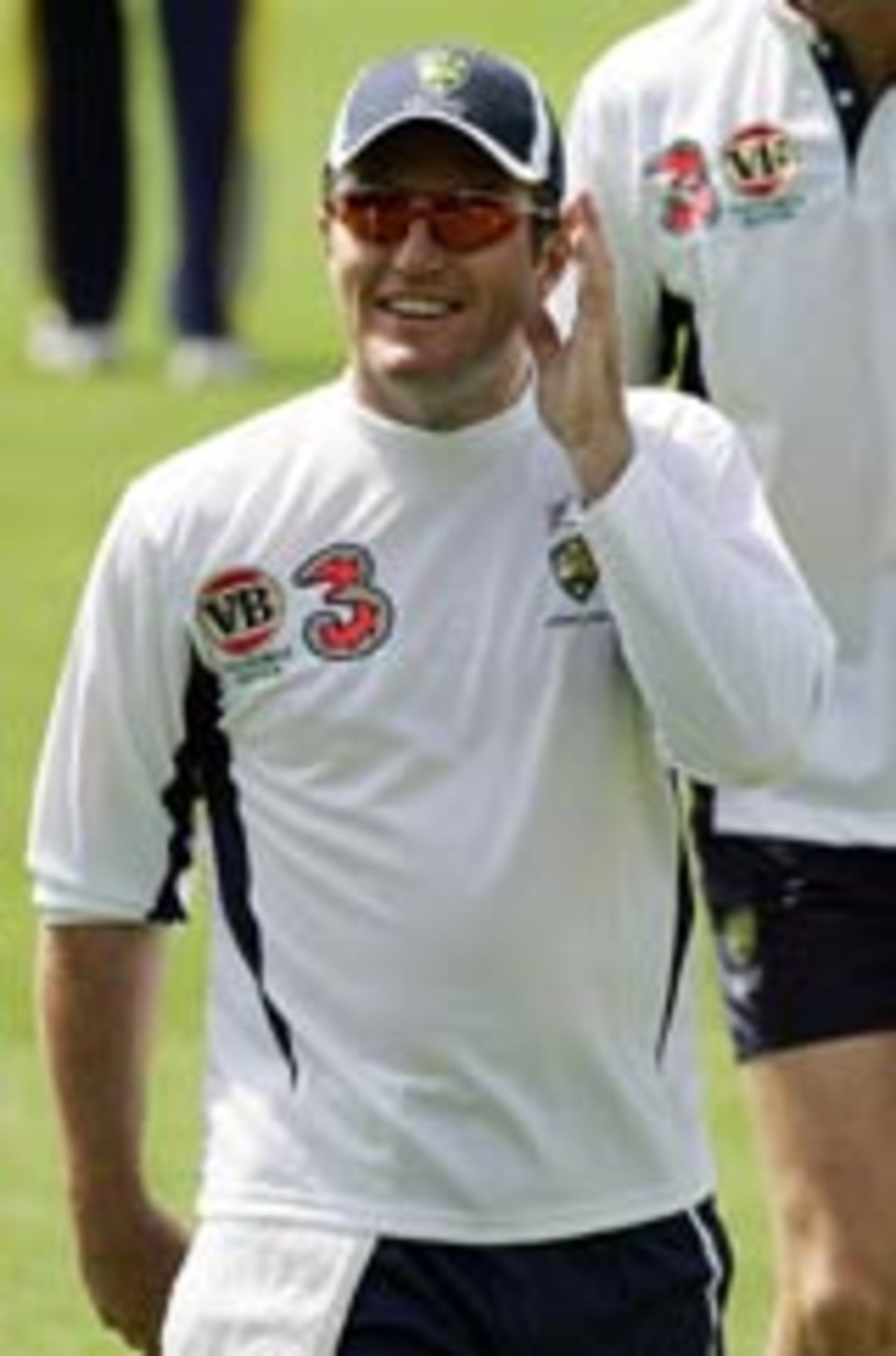 Stuart MacGill in the nets at Sydney, January 1, 2005