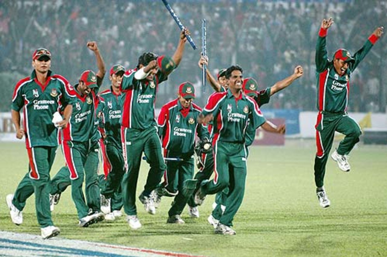 December 26: Bangladesh celebrate their first-ever win at home after beating India at Dhaka