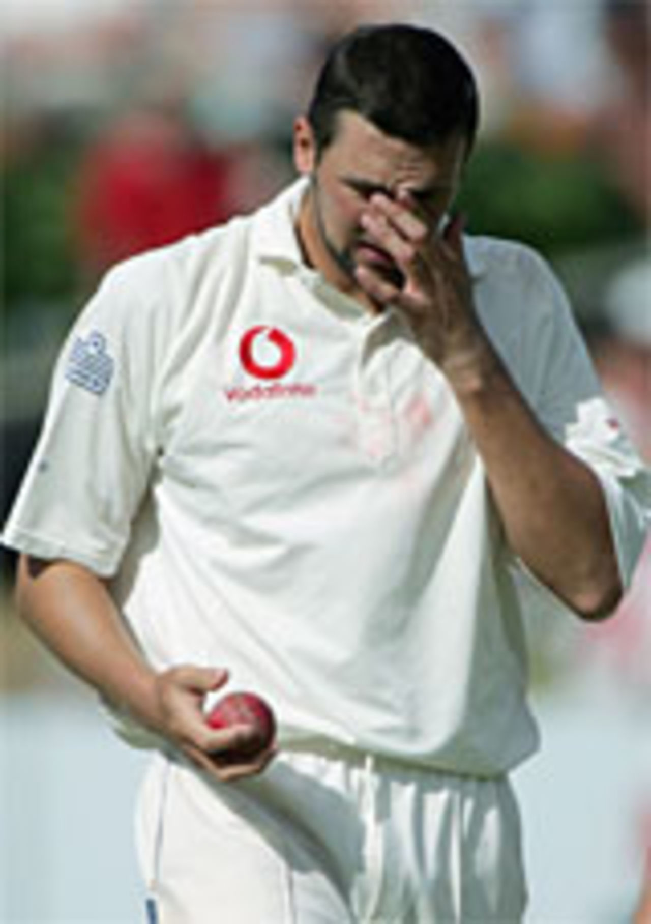 A beleaguered Steve Harmison, 3rd Test, South Africa v England, 3rd day, Newlands, Cape Town, January 4, 2005