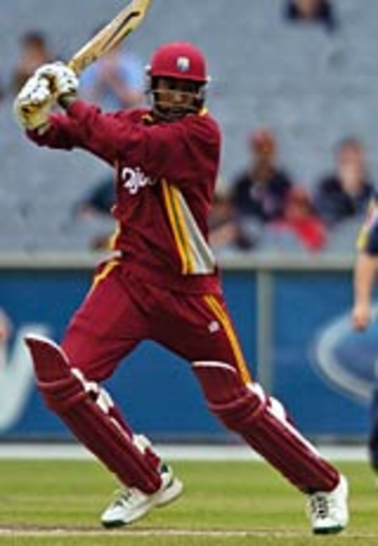 Wavell Hinds on his way to 22, Victoria v West Indians, MCG, January 5, 2005