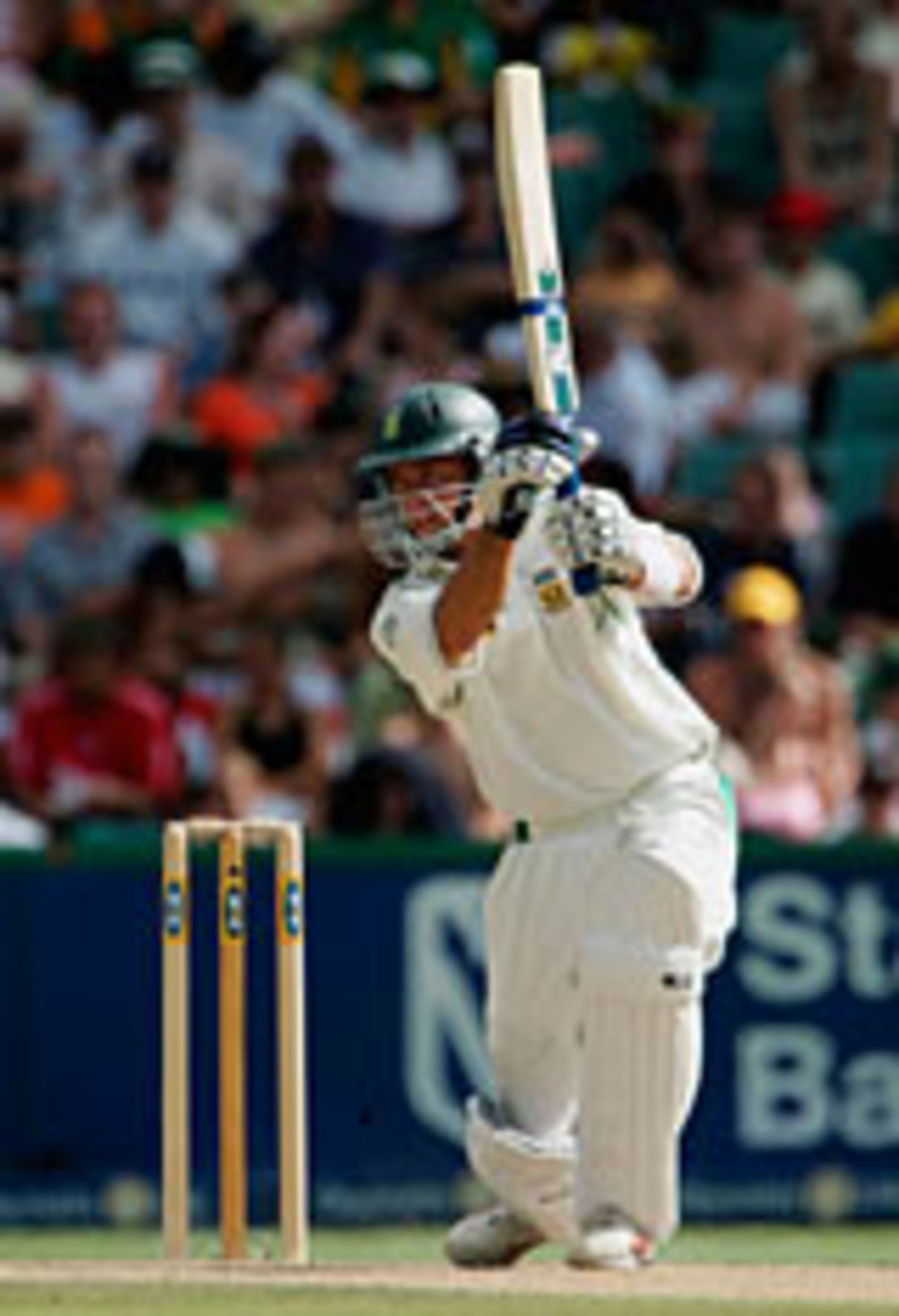 Herschelle Gibbs drives, South Africa v England, 4th Test, Jo'burg, 3rd day, January 15, 2005