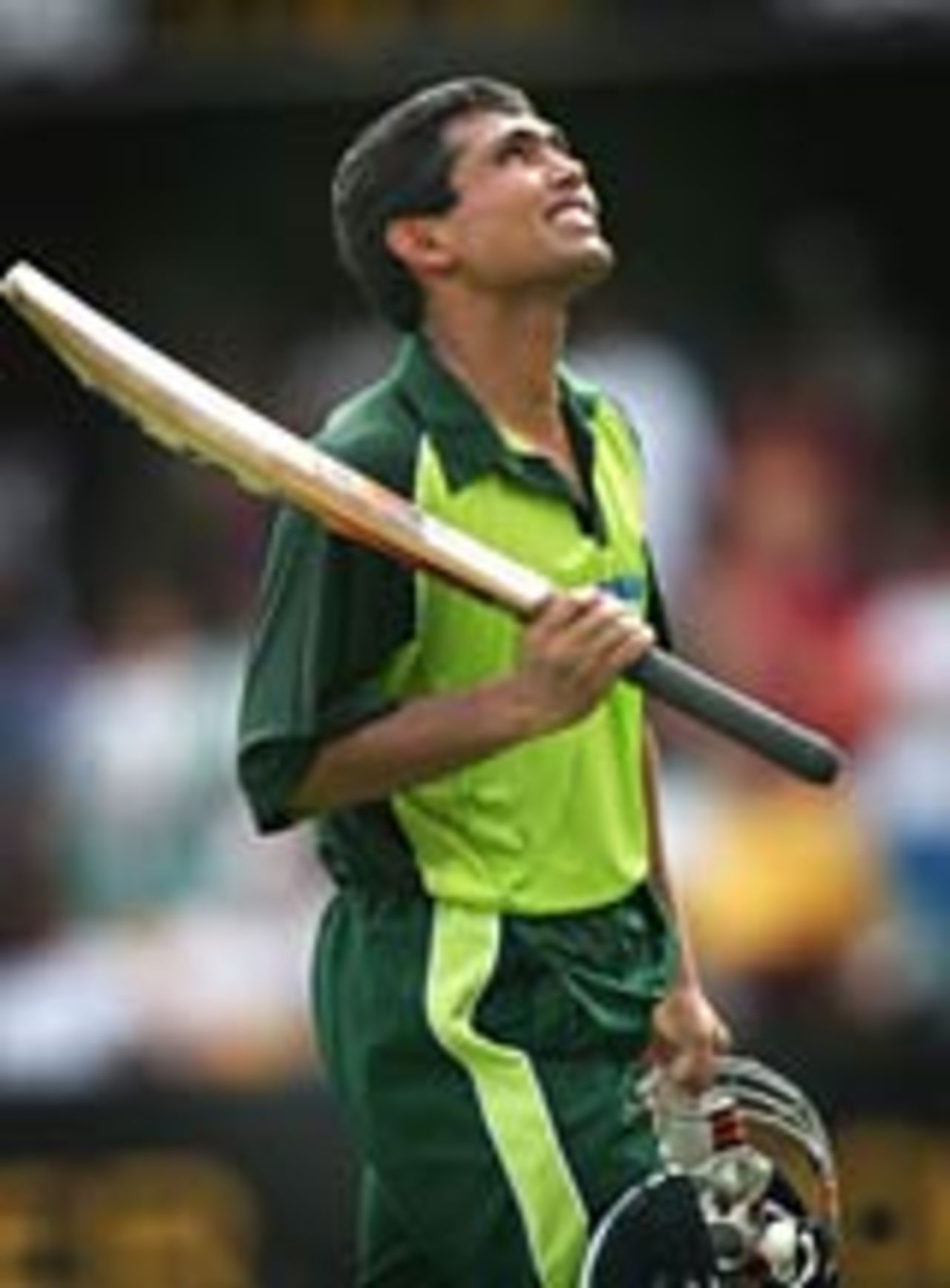 Kamran Akmal departs after making 124, Pakistan v West Indies, VB Series, Brisbane, January 19, 2005