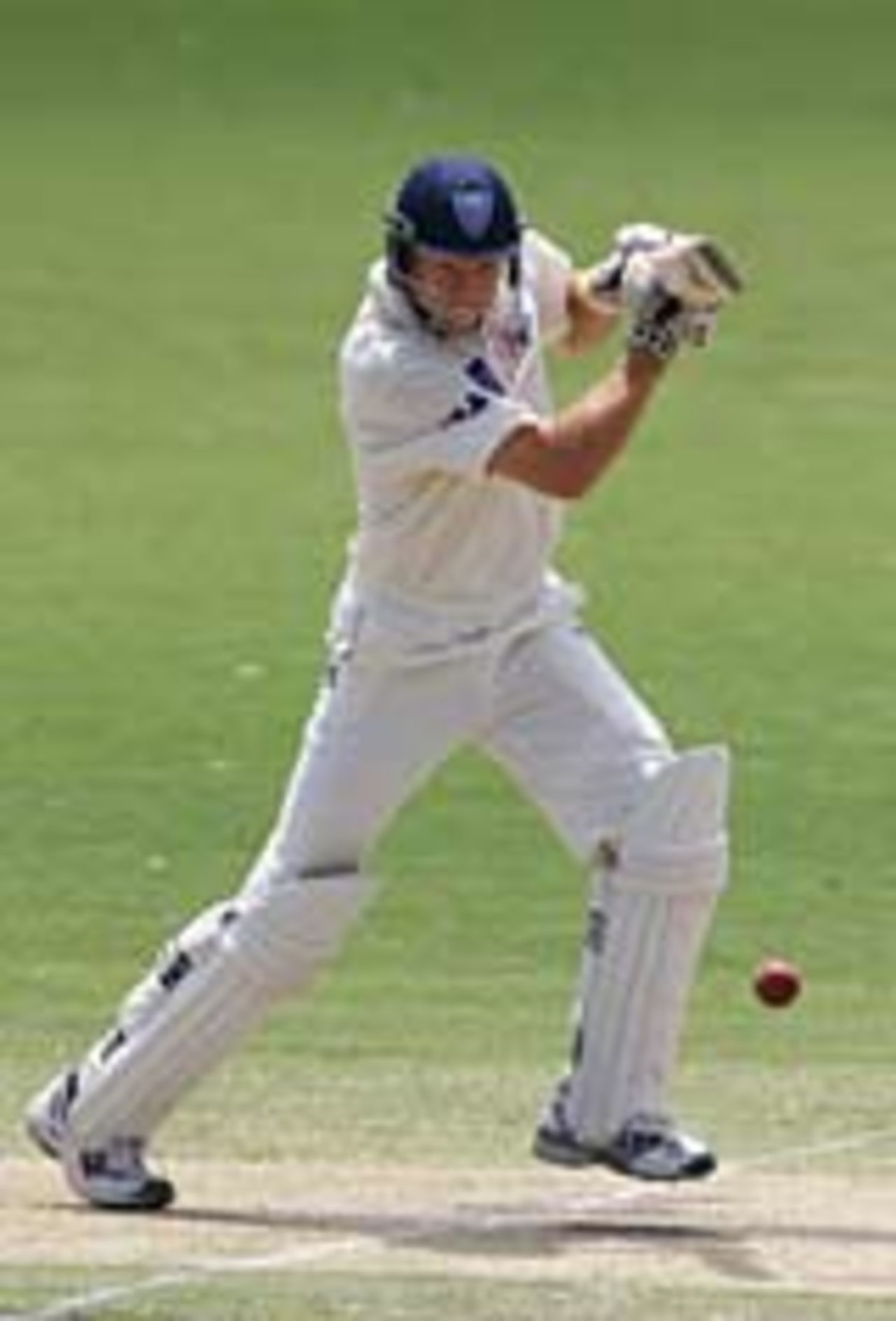 Matthew Phelps drives on the way to his hundred, South Australia v New South Wales, Pura Cup, 3rd day, January 20, 2005