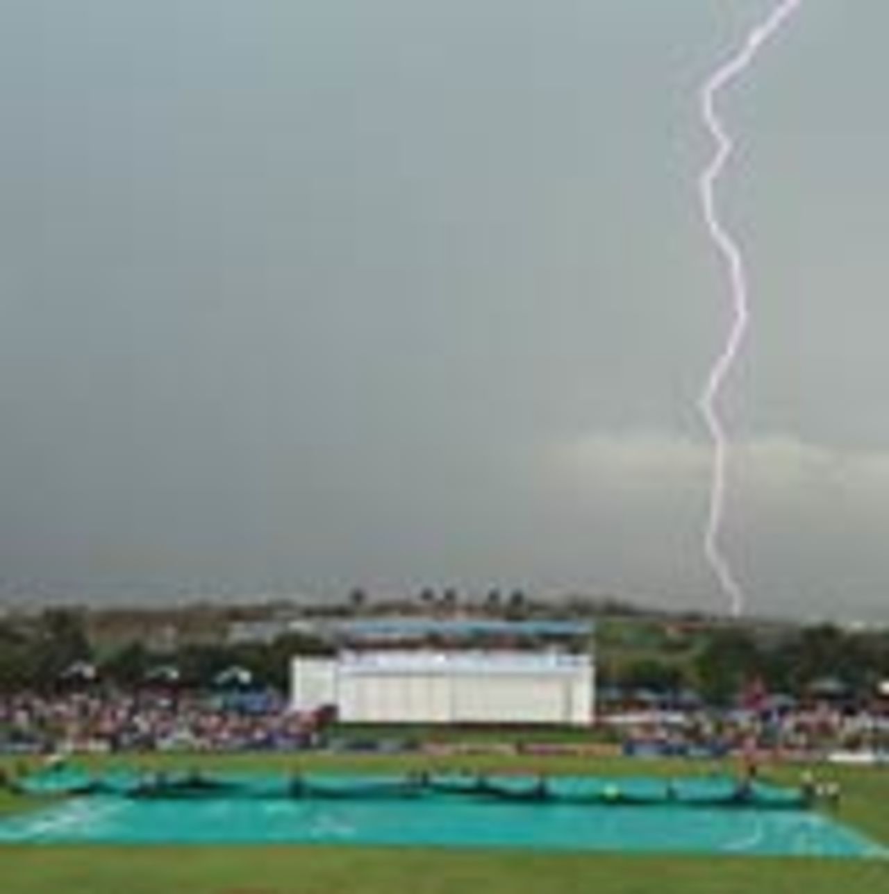 Lightning over Centurion, South Africa v England, 5th Test, Centurion, January 23, 2005