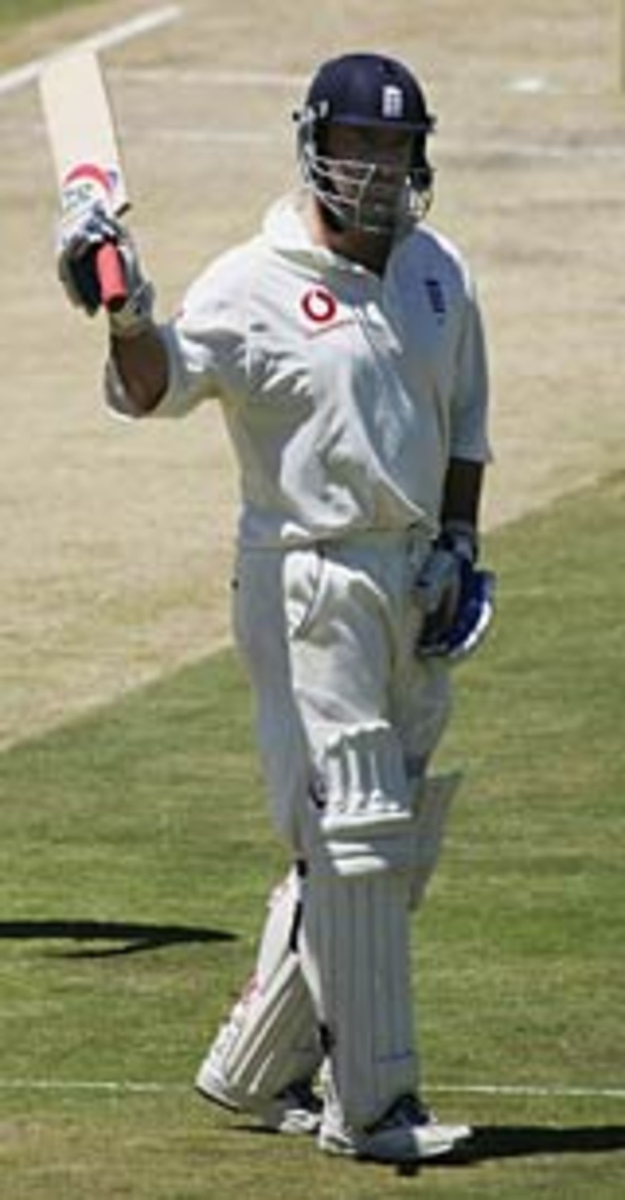 Graham Thorpe reaches his fifty, South Africa v England, 5th Test, Centurion, January 24, 2005