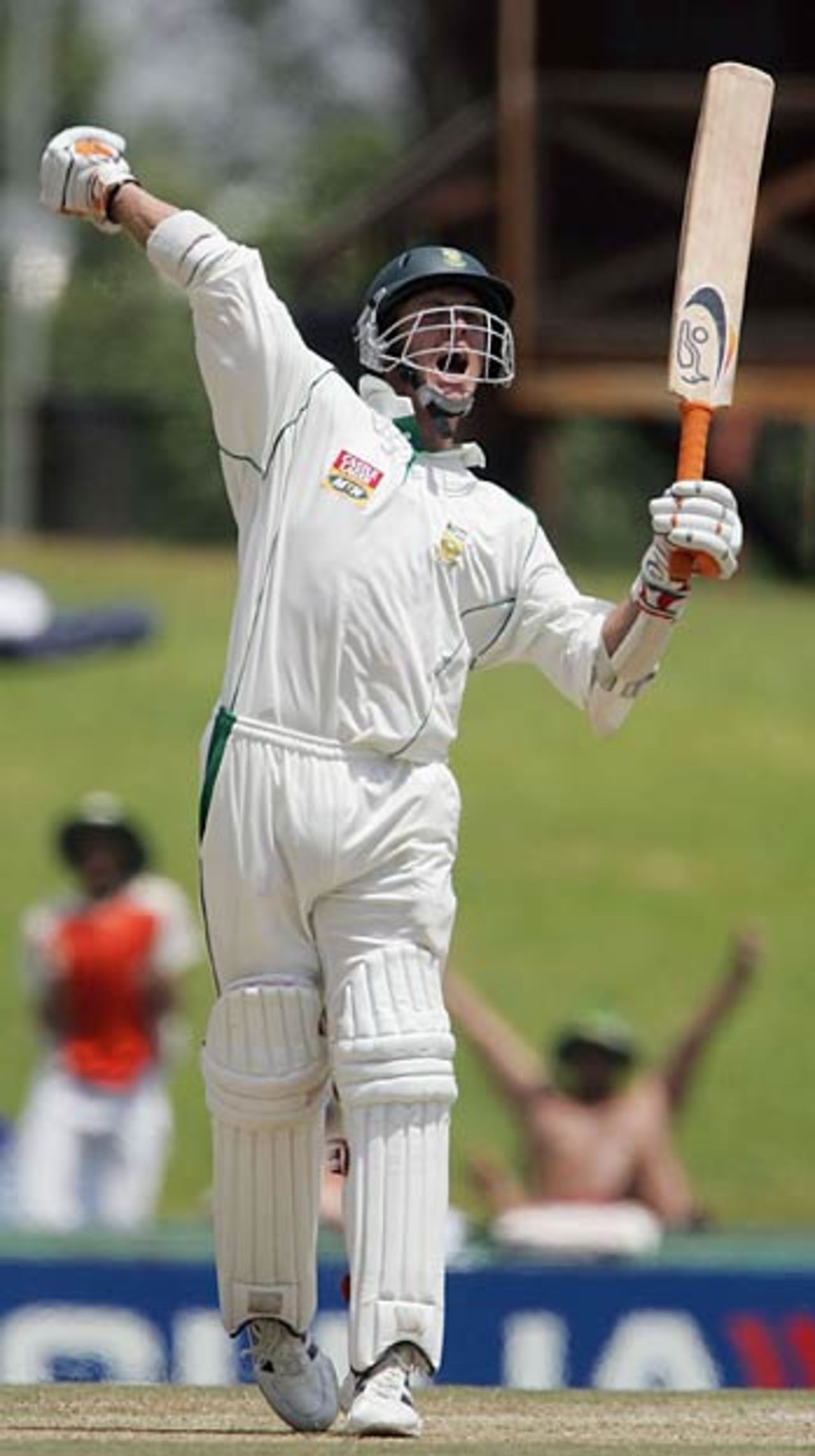 AB de Villiers reaches his maiden Test century, South Africa v England, 5th Test, Centurion January 26, 2005